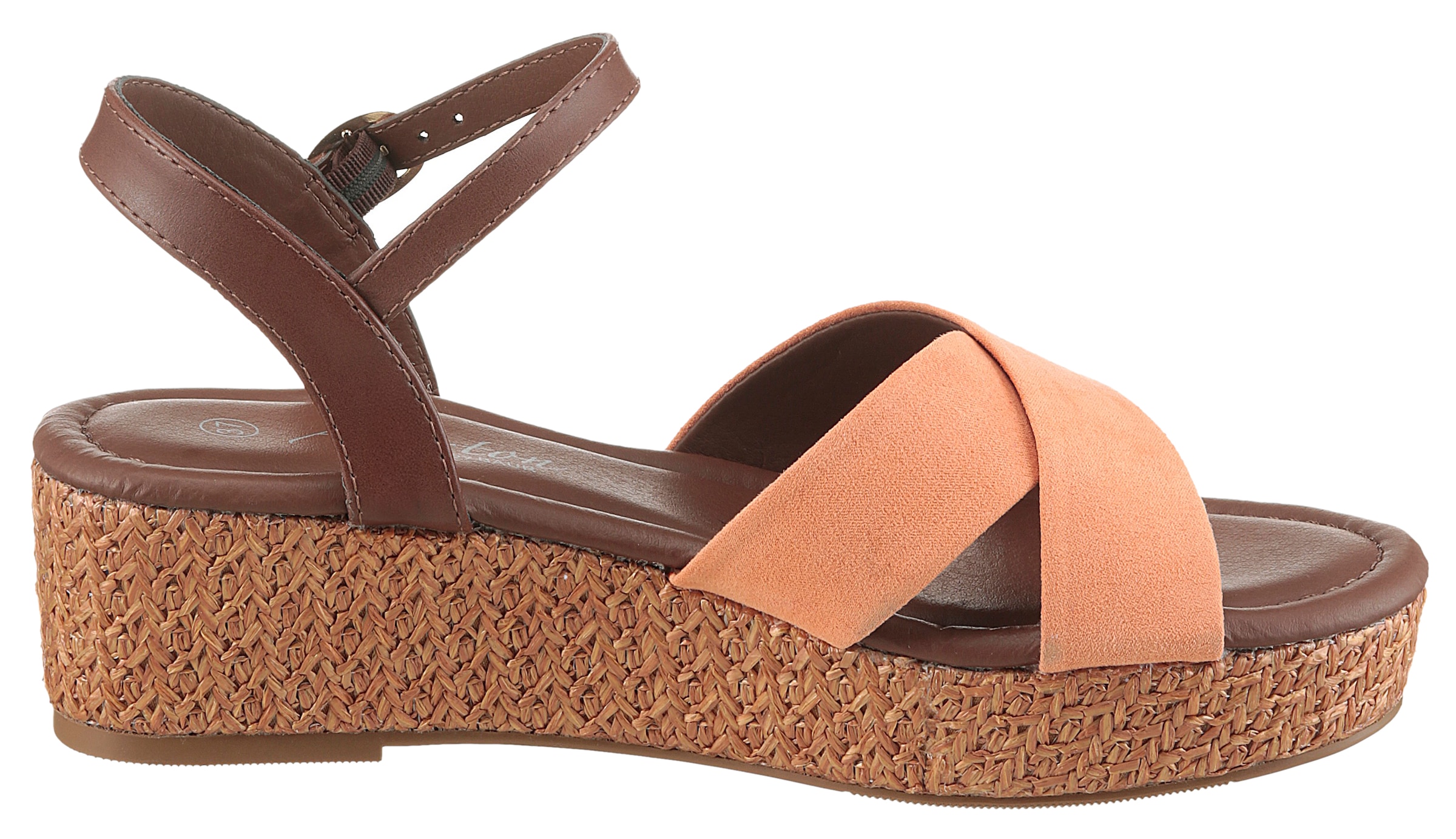 Aniston SHOES Keilsandalette, Sommerschuh, Riemchensandale, Keilabsatz - NEUE KOLLEKTION