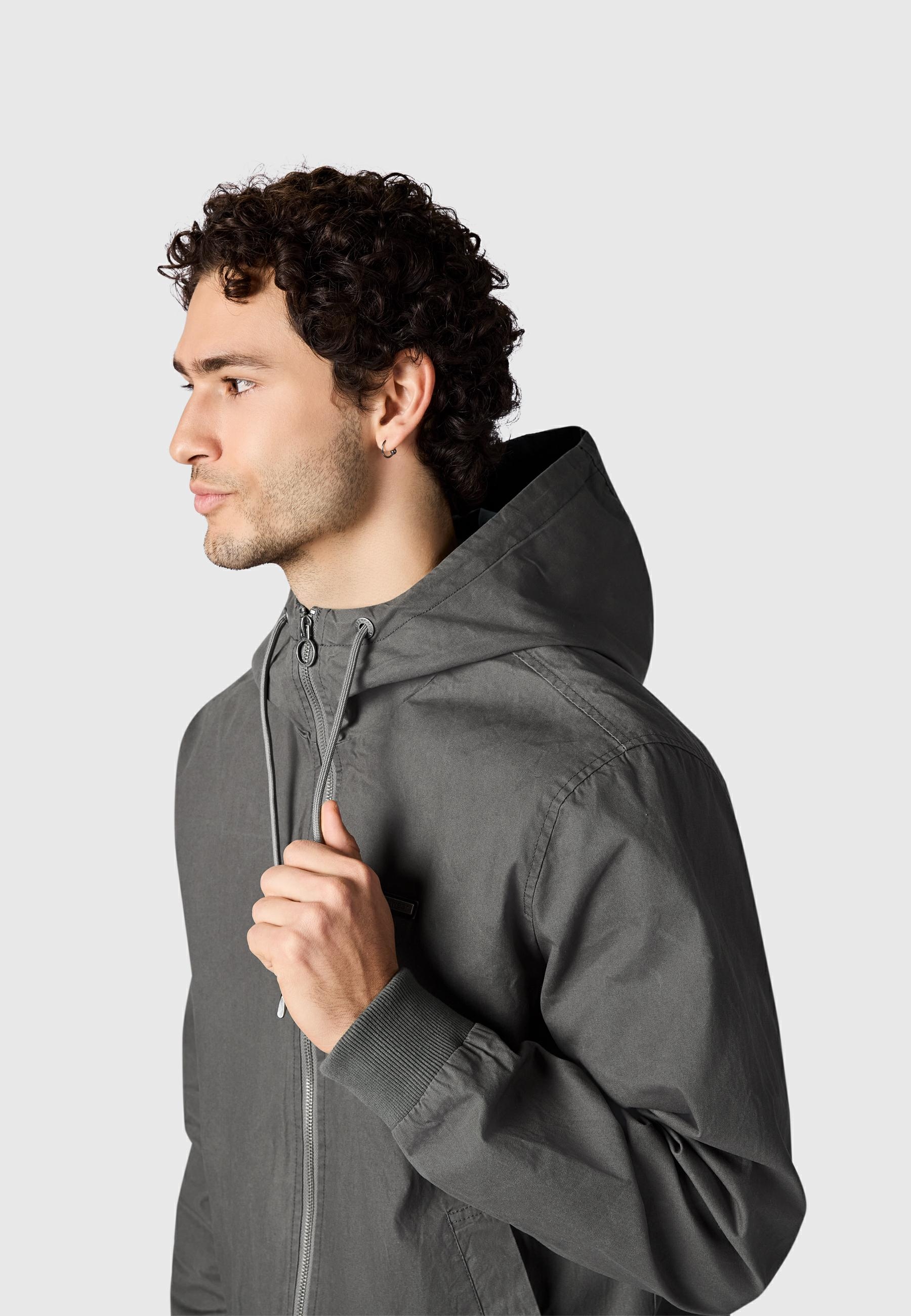 Ragwear Outdoorjacke »Stewie Vintage« mit Kapuze stylische Herren Übergangsjacke mit großer Kapuze