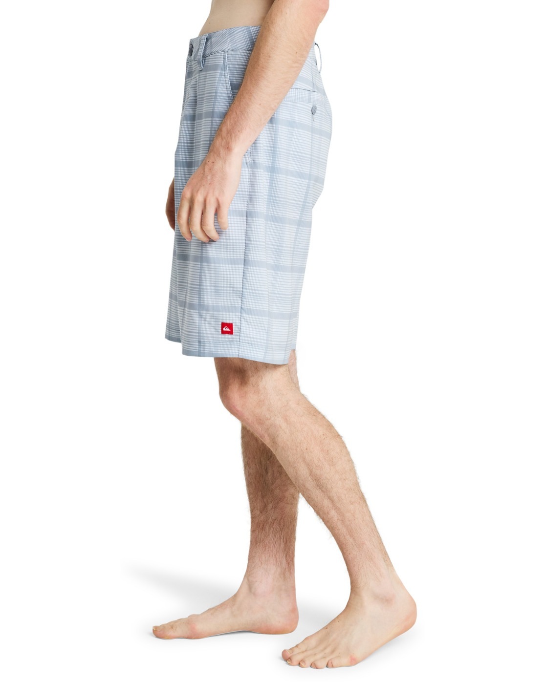 Badeshorts QUIKSILVER "YG Check In Amphibian 21", Herren, Gr. 36(XL), US-Größen, quarry check in, Obermaterial: 88% Microfaser, 12% Elasthan;, Badehosen Badeshorts 2