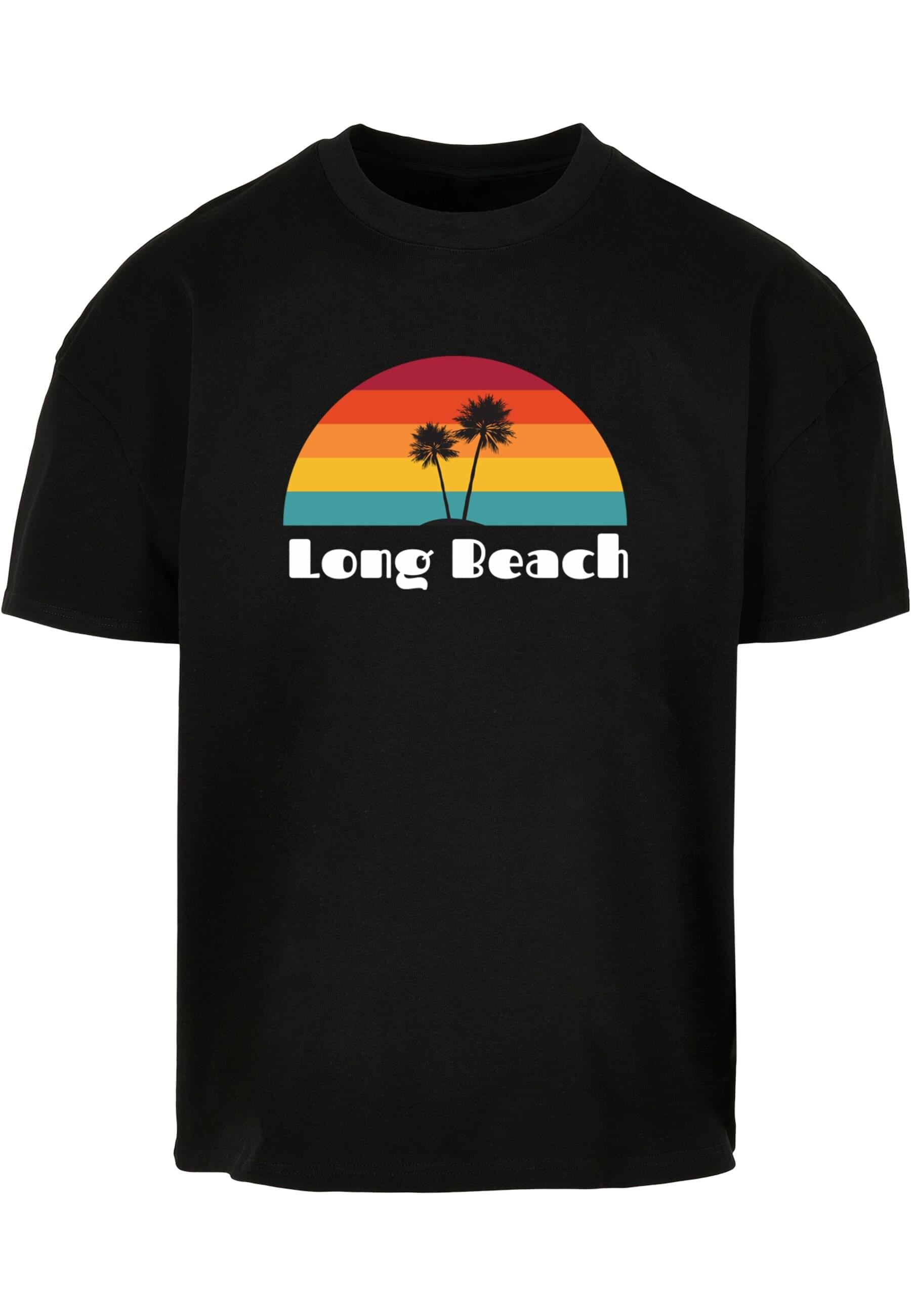 Merchcode T-Shirt »Merchcode Herren Long Beach X Ultra Heavy Cotton Box T-Shirt«, (1 tlg.)