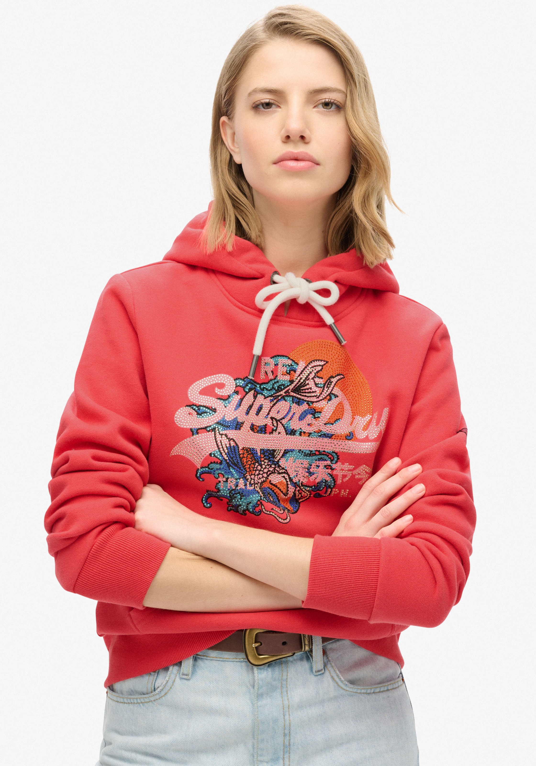 Superdry Kapuzensweatshirt "TOKYO VL GRAPHIC HOODIE" günstig online kaufen