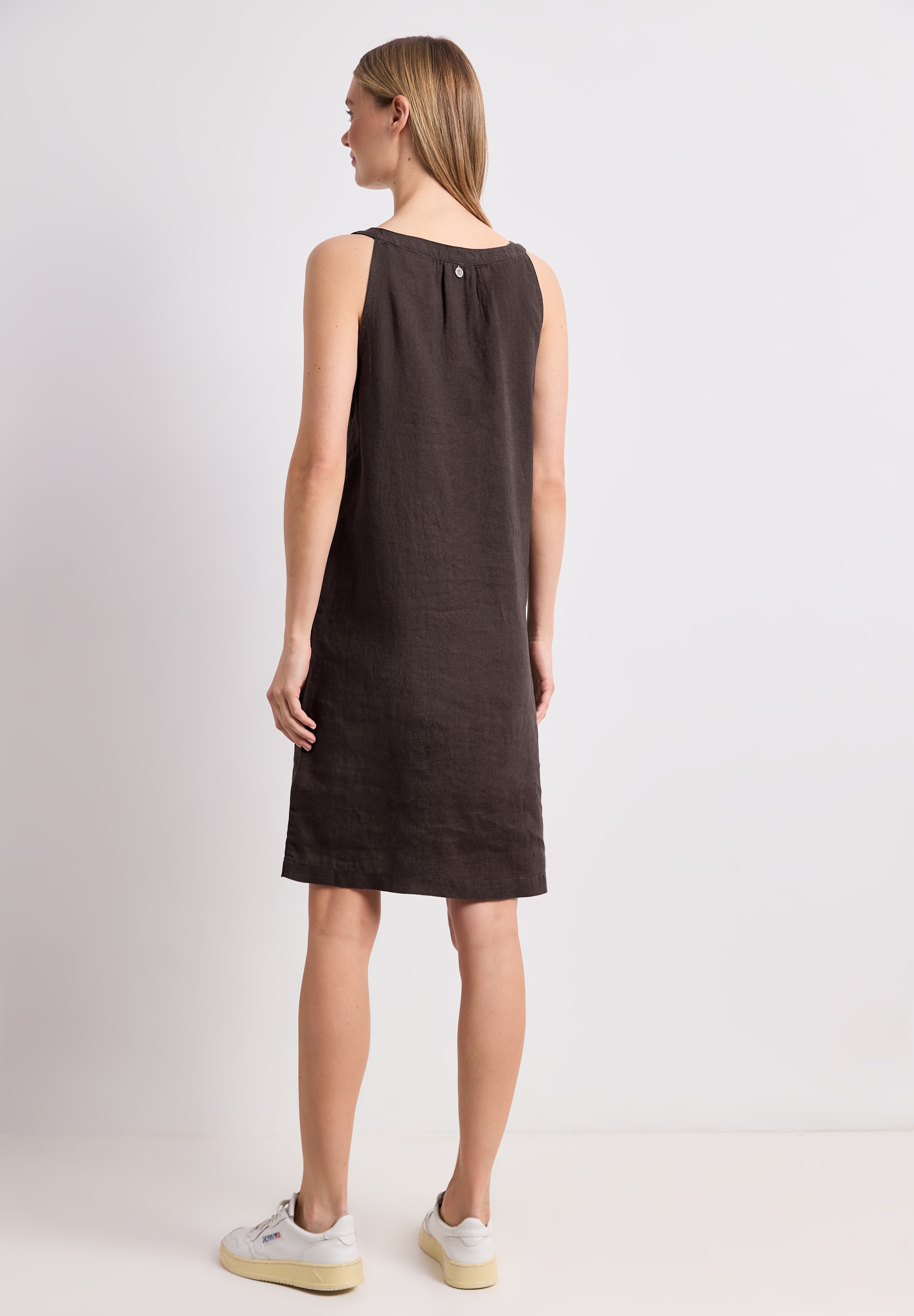 STREET ONE Sommerkleid Ohne Taschen aus Leinen