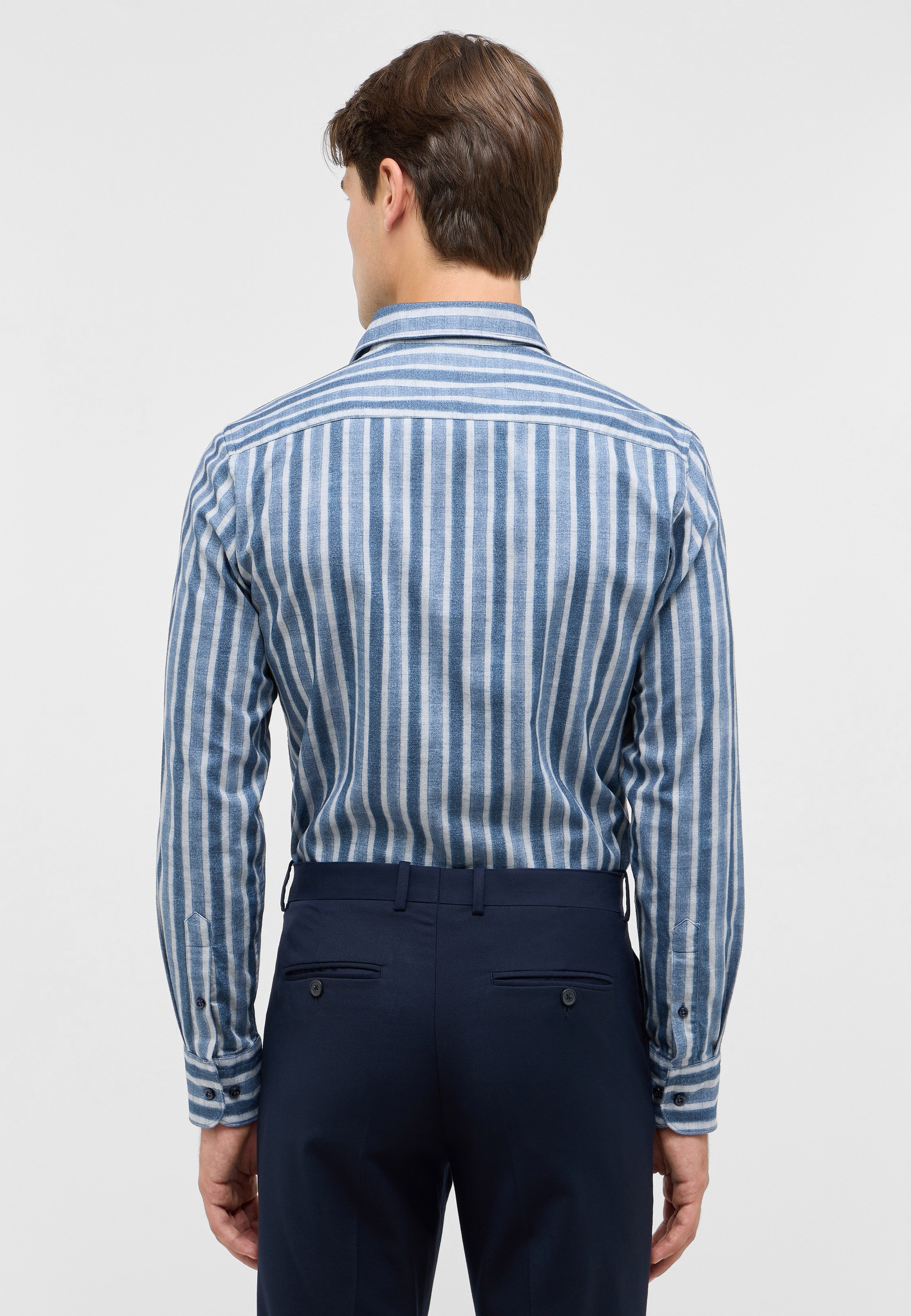 Eterna Langarmhemd »SLIM FIT« EASY IRON (bügelleicht)