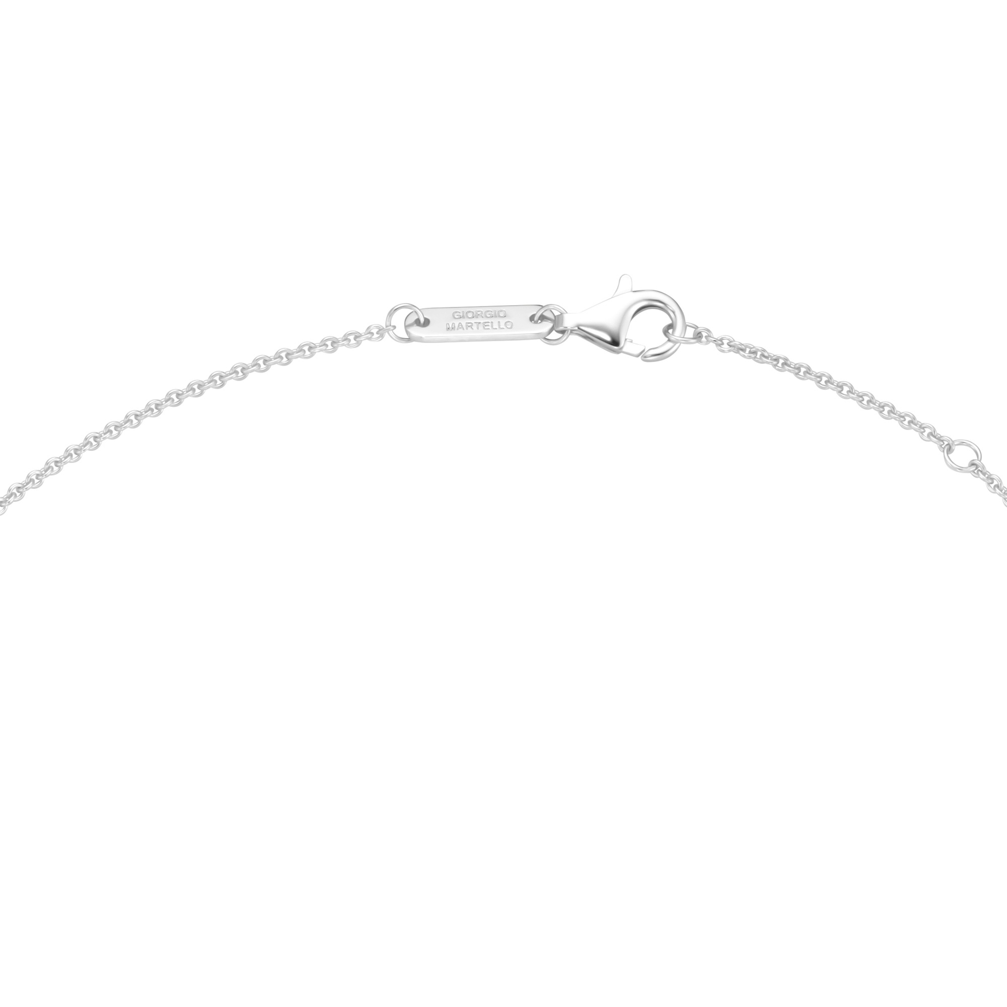 GIORGIO MARTELLO MILANO Collier »mit Emaille-Einlagen und Zirkonia, Silber 925«