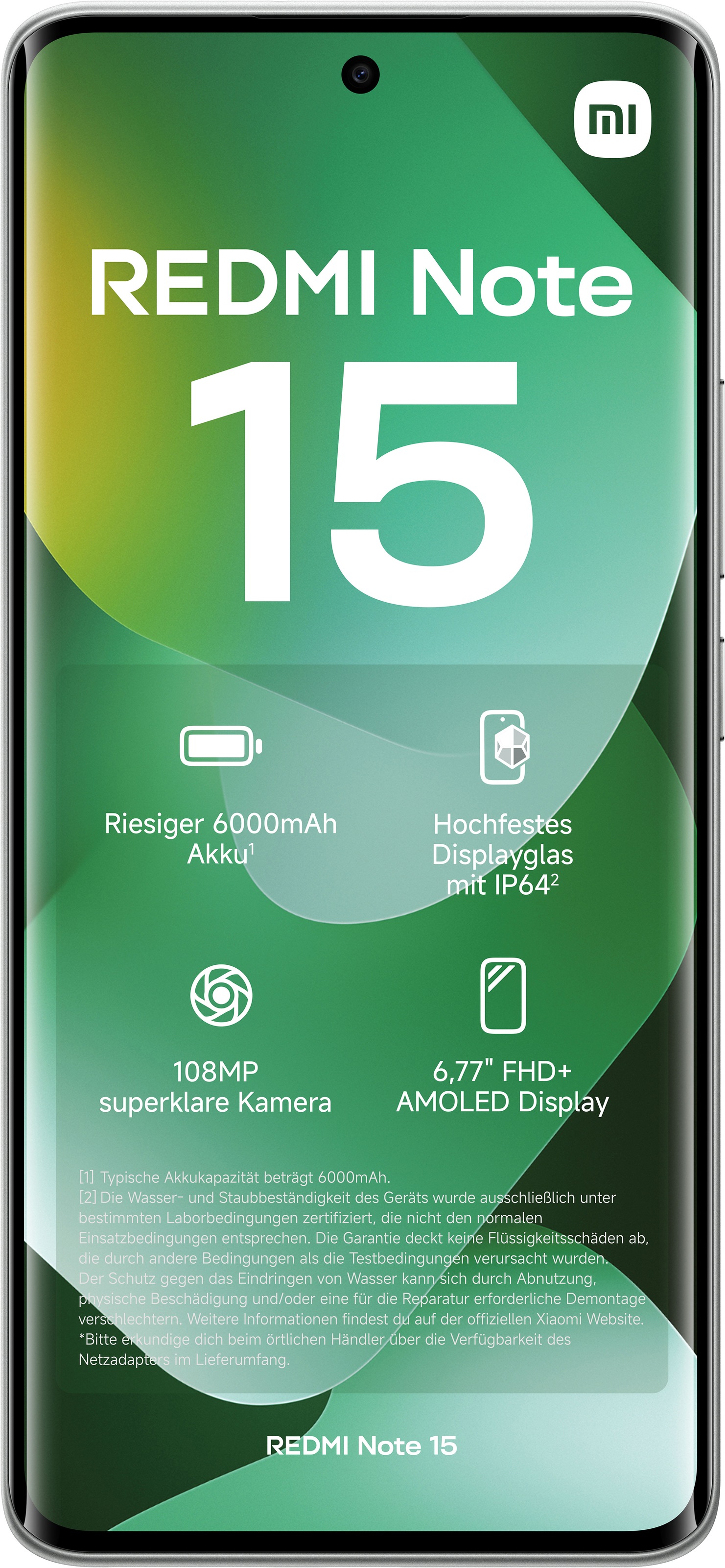 Xiaomi Smartphone »Redmi Note 15 6+128« Forest Green