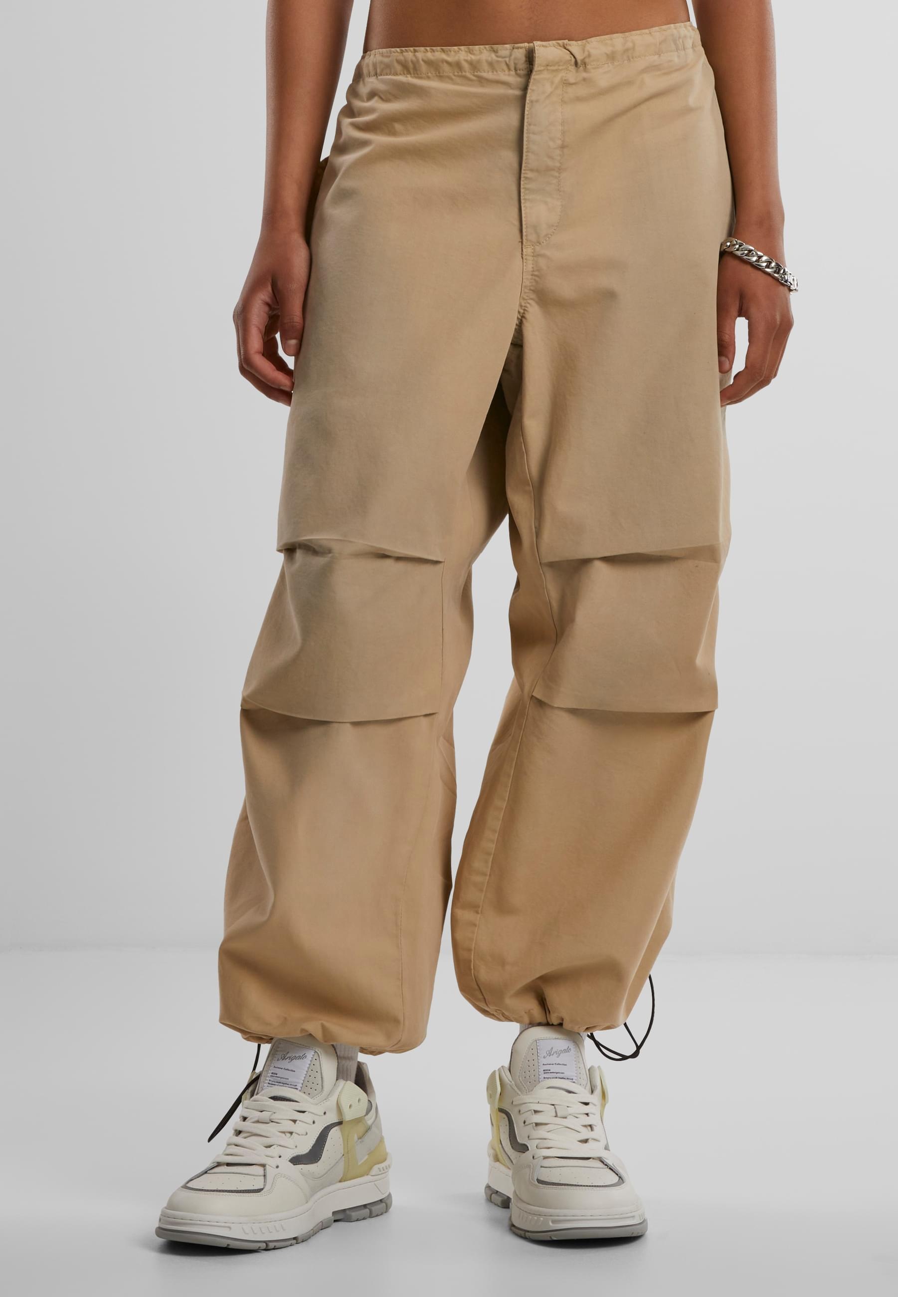 URBAN CLASSICS Stoffhose »Urban Classics Damen Ladies Cotton Parachute Pants«, (1 tlg.)
