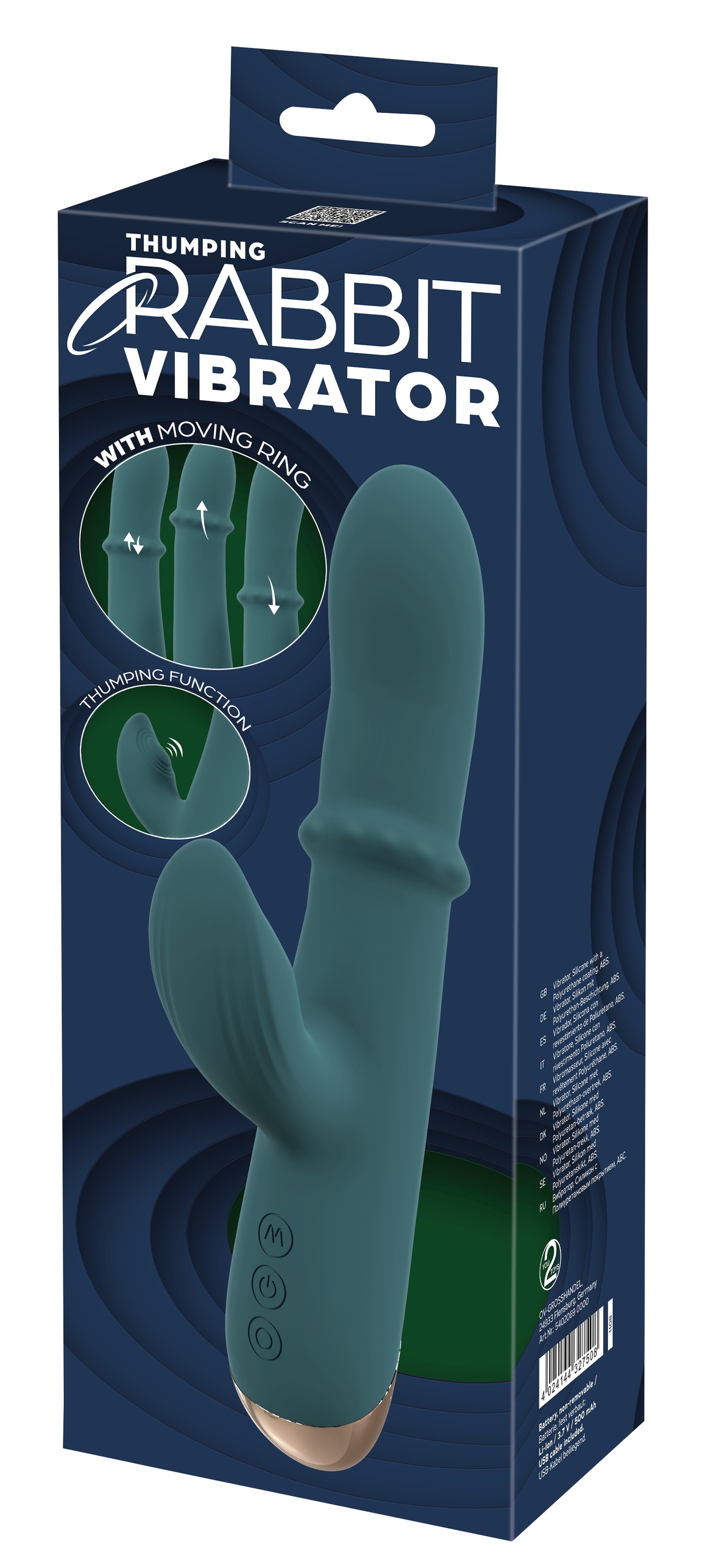 You2Toys Vibrator »Rabbitvibrator Thumping Rabbit Vibrator«