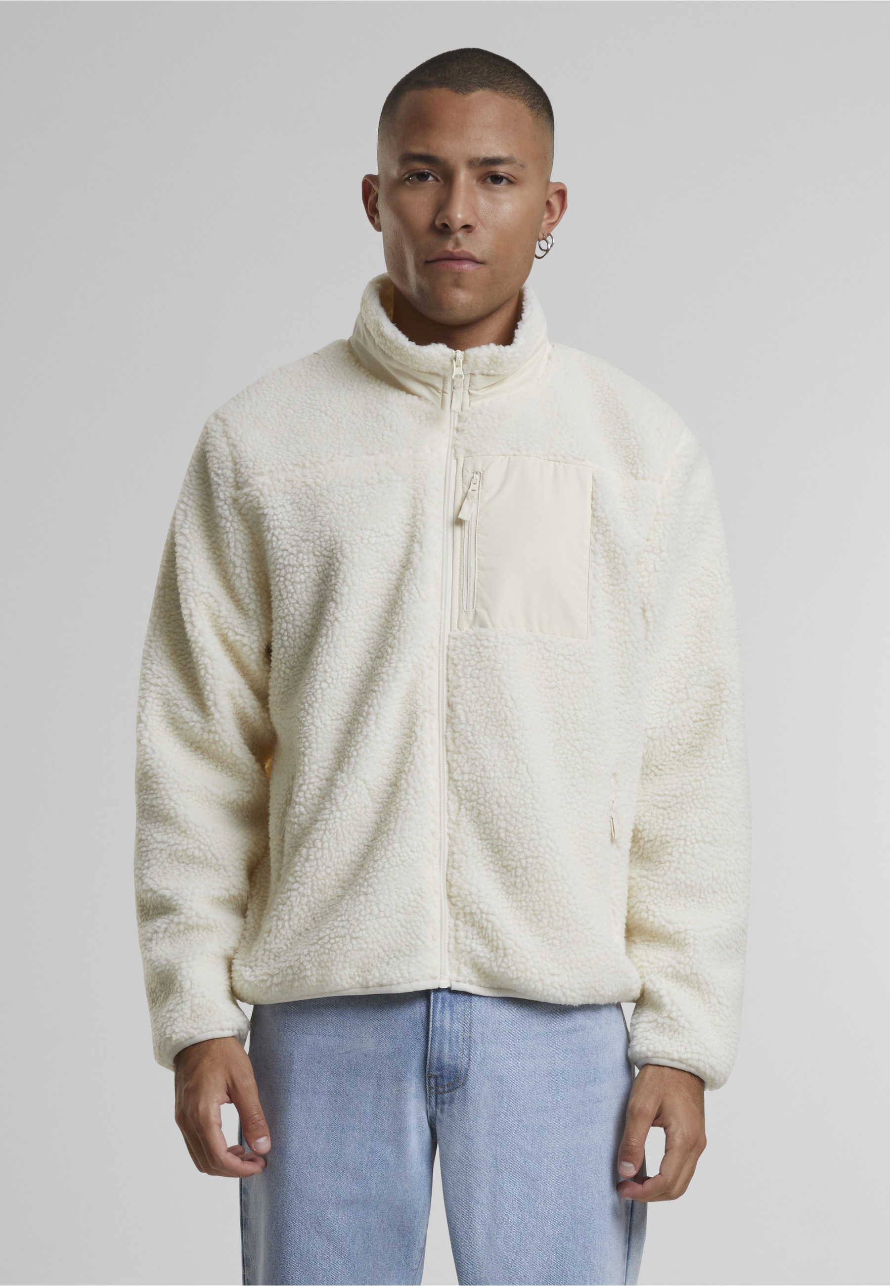 URBAN CLASSICS Steppmantel »Urban Classics Teddy Jacket With Stand Up Collar« 1 Stk.