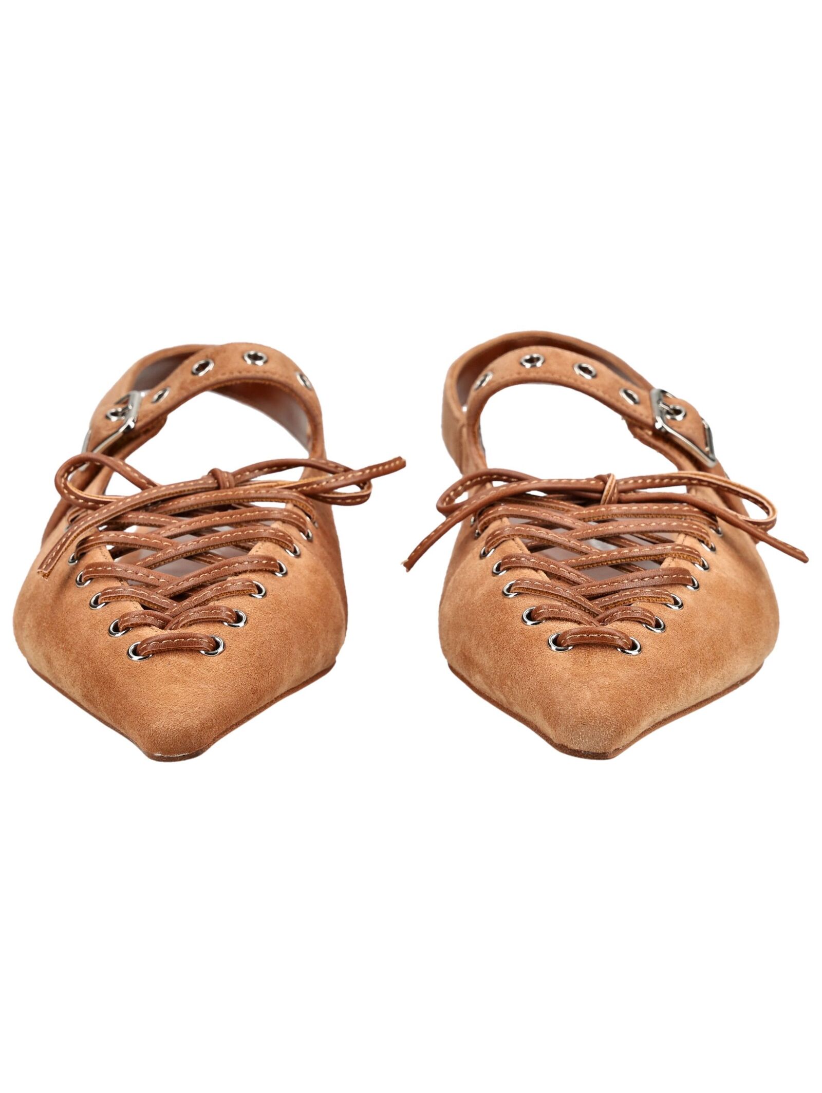 Thumbnail - Jeffrey Campbell Ballerina "Jeffrey Campbell Ballerinas Leder"