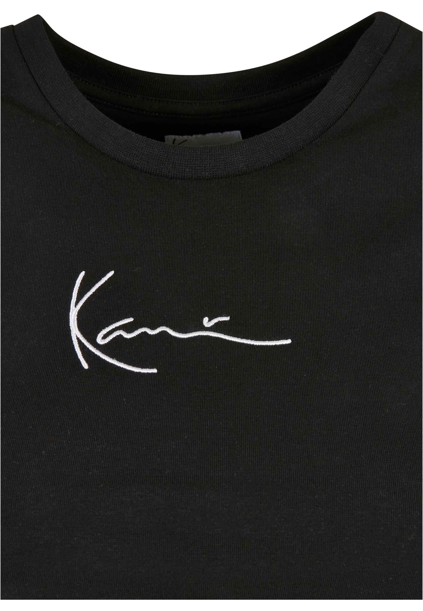 Karl Kani T-Shirt »Karl Kani Damen KKWQ22002BLK SMALL SIGNATURE SHORT TEE BLK«, (1 tlg.)