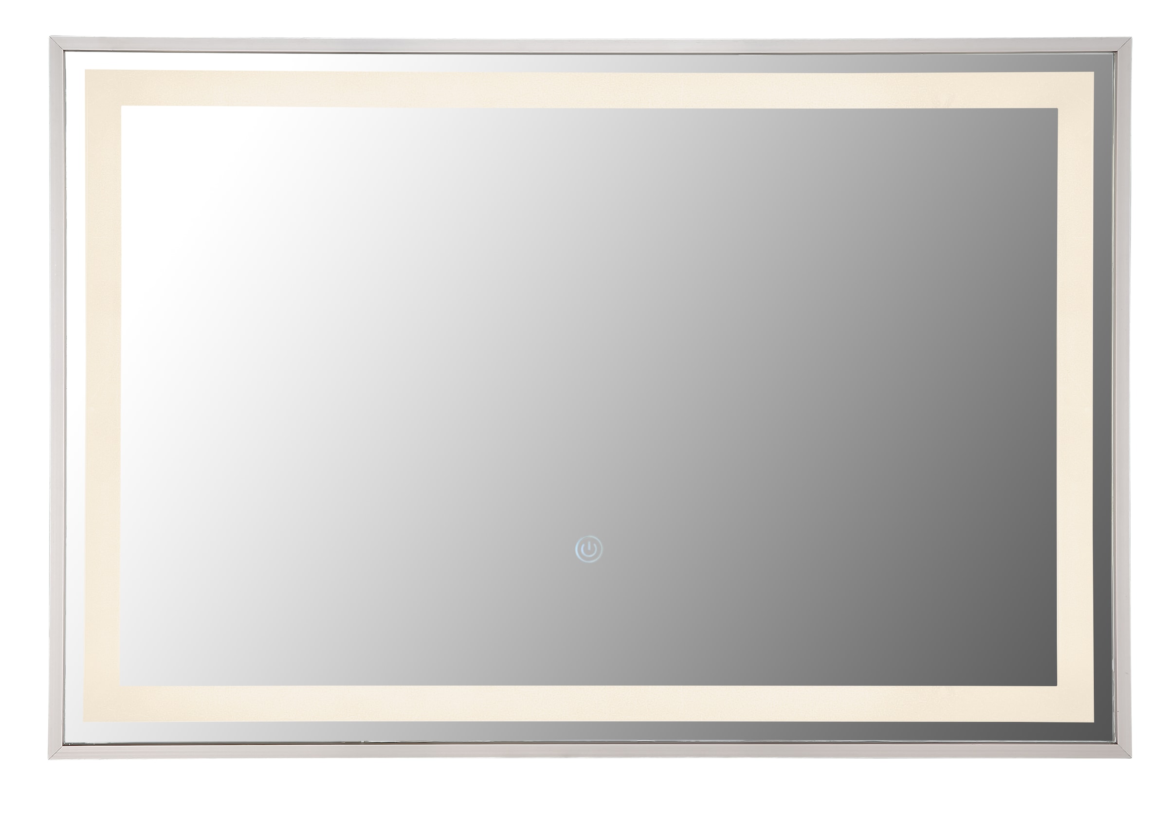 GLOBO LIGHTING Spiegelleuchte "RIVAS", H: 40cm, 1 Stk.grau, Badezimmer, Leuchten, Spiegel Flur Schlafzimmer Badezimmer dimmbar Farben