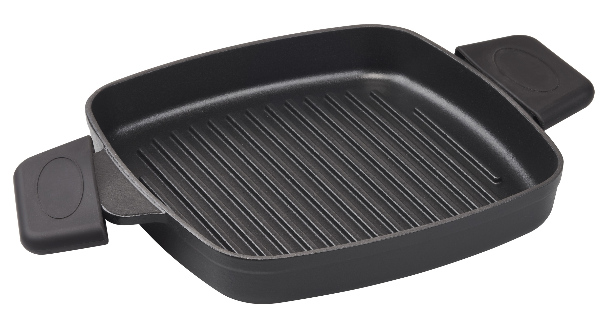 Hanseatic Grillpfanne »hanseatic« Gusseisen 2 Stk. tlg. inkl. Steakpresse und Griffschutz für Induktion