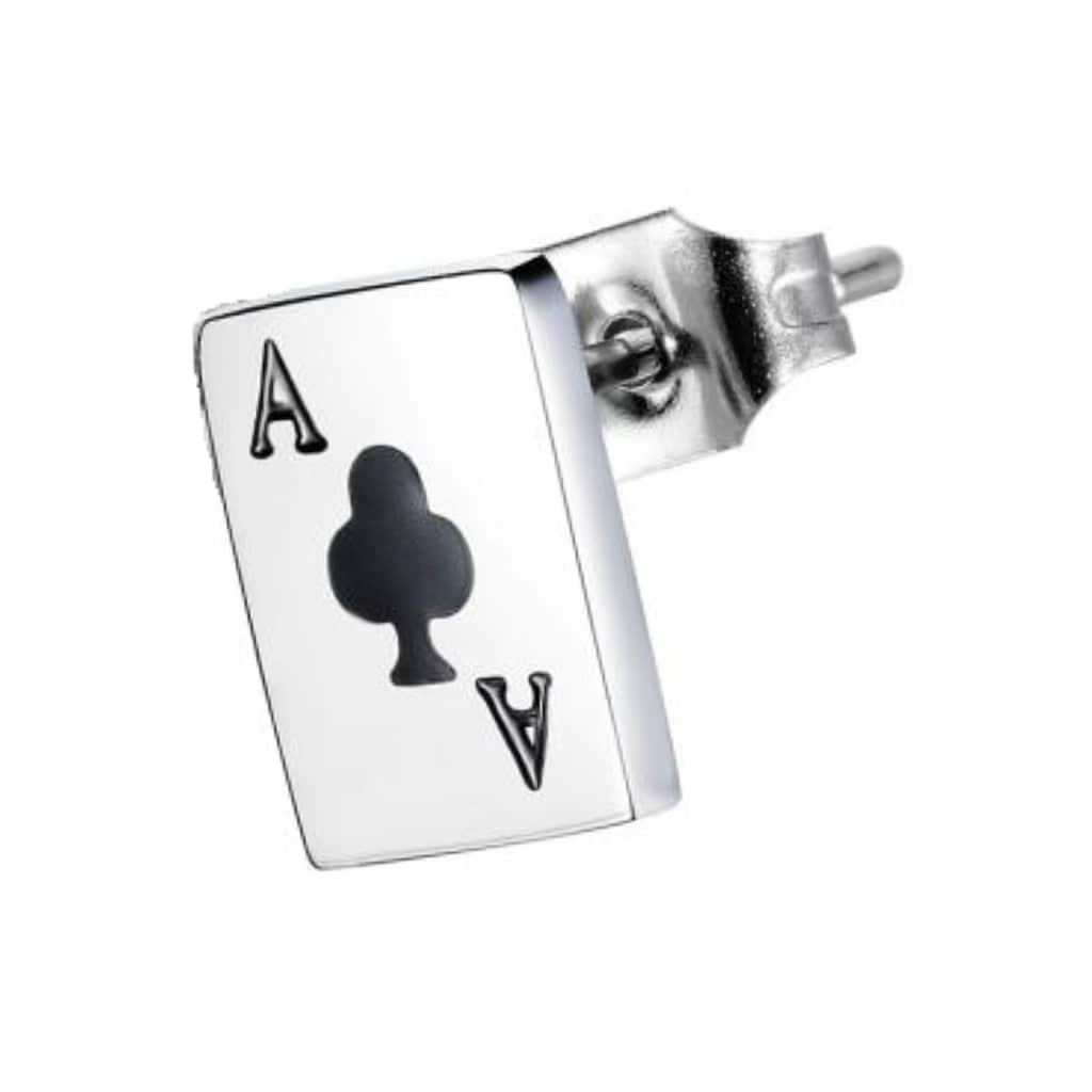 Firetti Single-Ohrstecker »Schmuck Geschenk Ohrschmuck einzeln Poker«