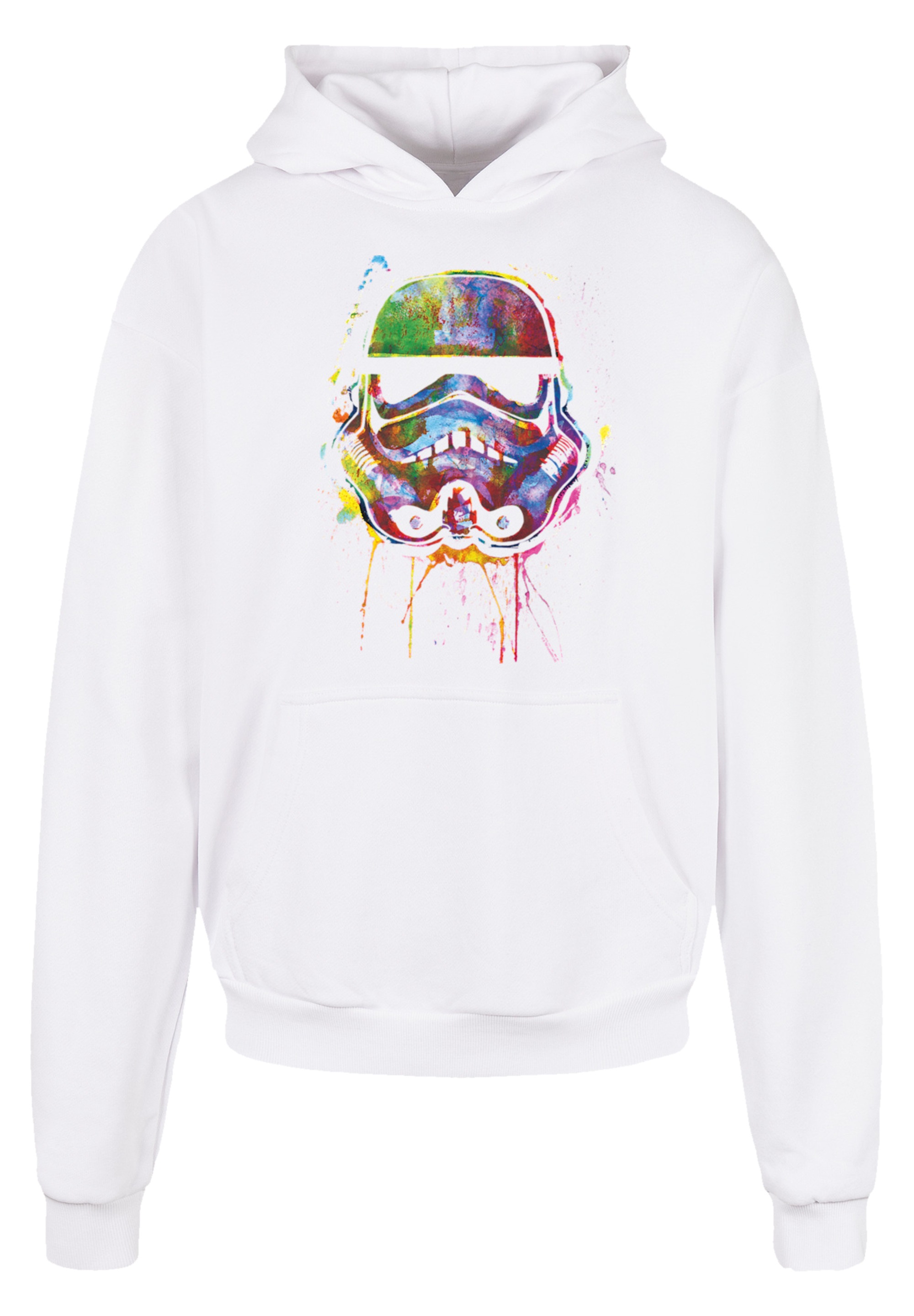 F4NT4STIC Kapuzenpullover "PLUS SIZE Stormtrooper Paint Splats", Print