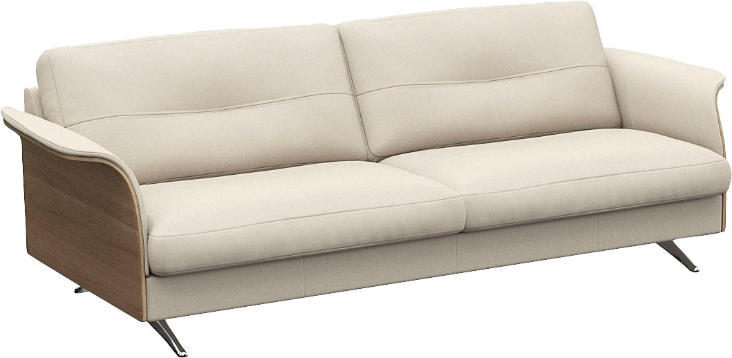 FLEXLUX 3-Sitzer »Glow, super bequem durch hochwertigem Sitzaufbau mit Federkern«, Modernes skandinavisches Design