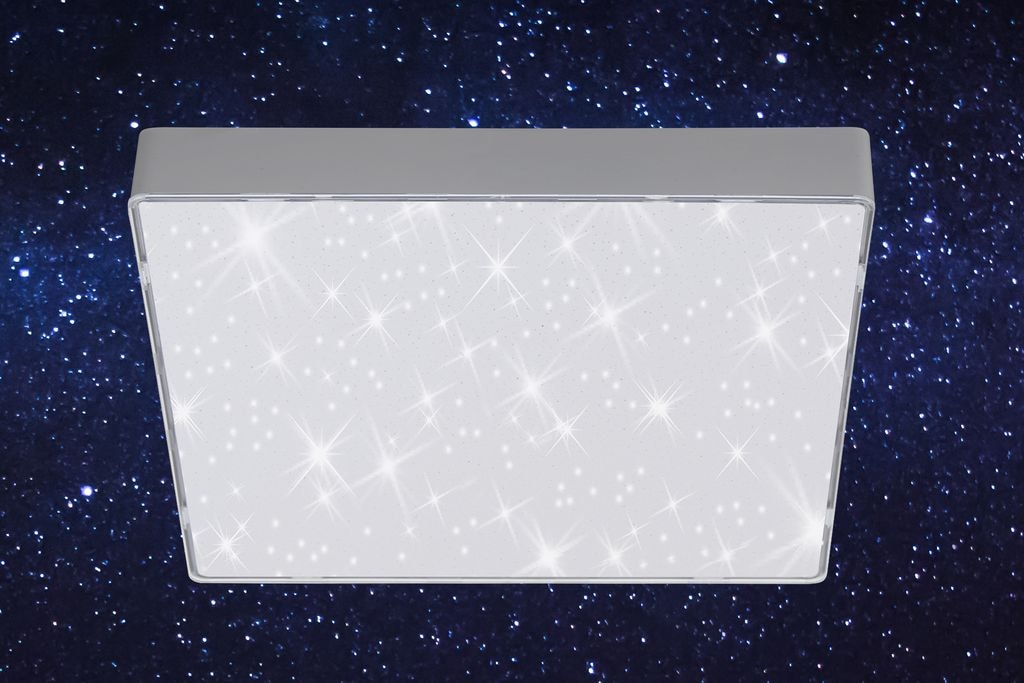 Aufbauleuchte "FLAME STAR"weiß, neutral, BRILONER LEUCHTEN, Leuchten