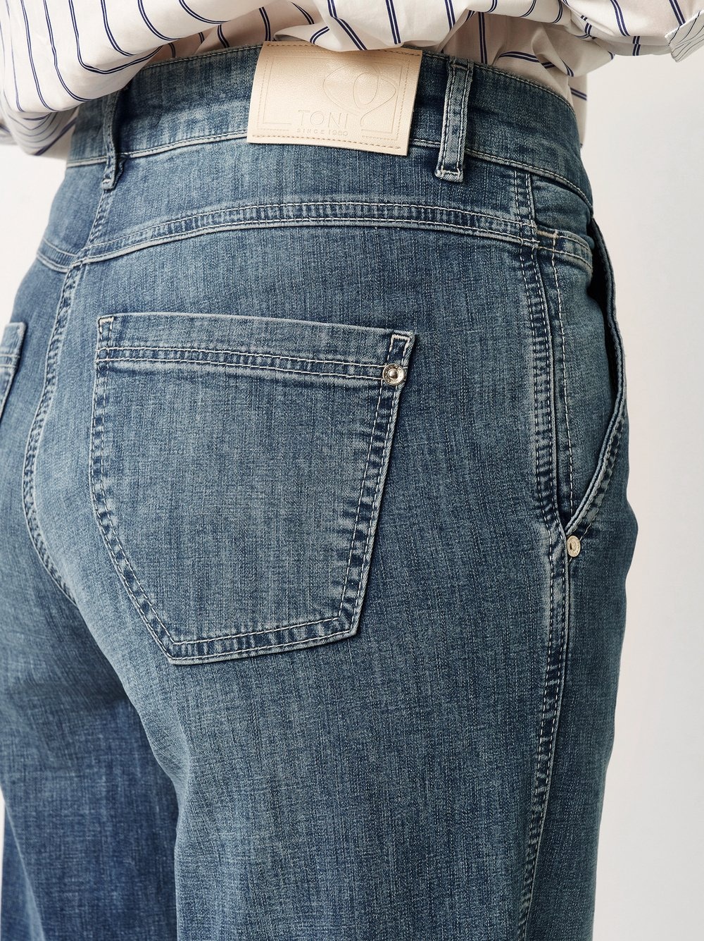 TONI Weite Jeans »Liv«, im Five-Pocket Style