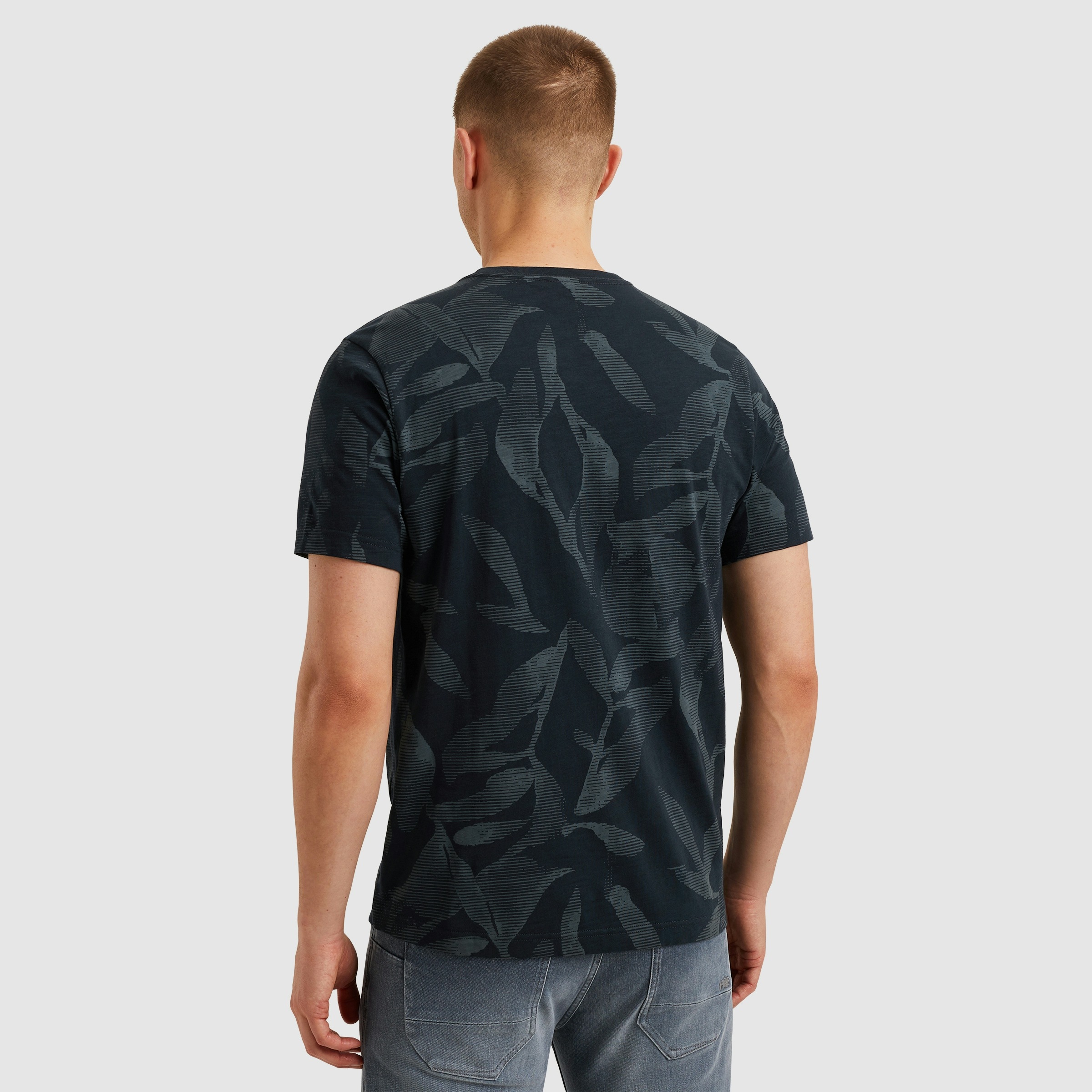 Thumbnail - PME LEGEND T-Shirt "Short sleeve r-neck slub jersey aop", mit All-Over Print