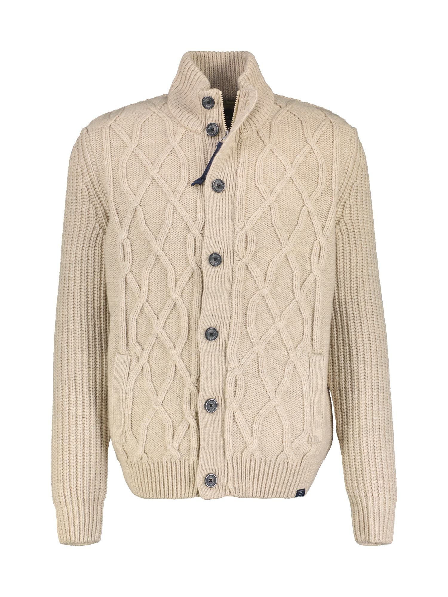 LERROS Strickjacke "Kabel-Strickjacke mit Schurwollanteil" günstig online kaufen