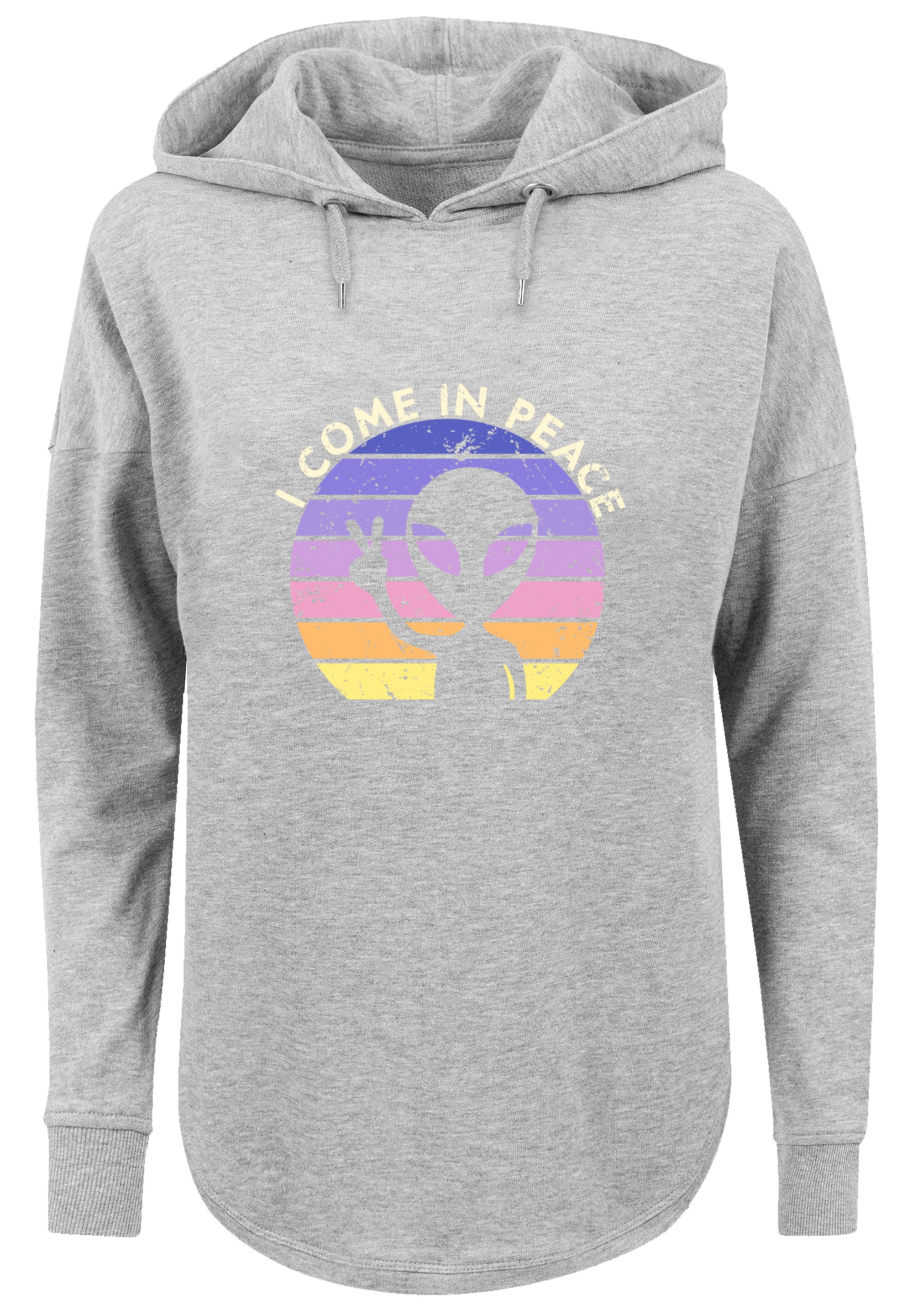 F4NT4STIC Kapuzenpullover »Alien Peace Sunset«, Premium Qualität