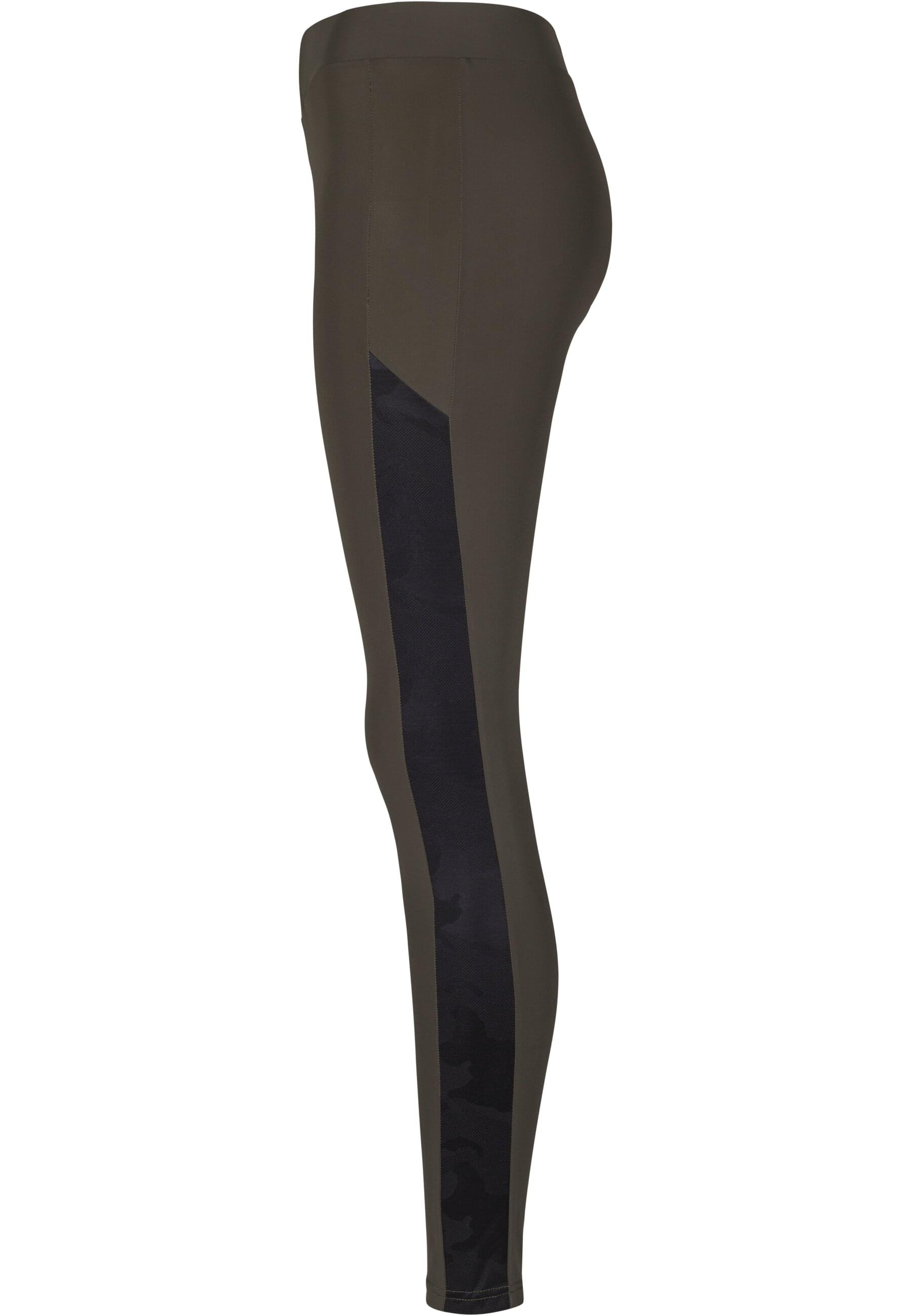 URBAN CLASSICS Leggings »Urban Classics Damen Ladies Jacquard Camo Striped Leggings«, (1 tlg.)