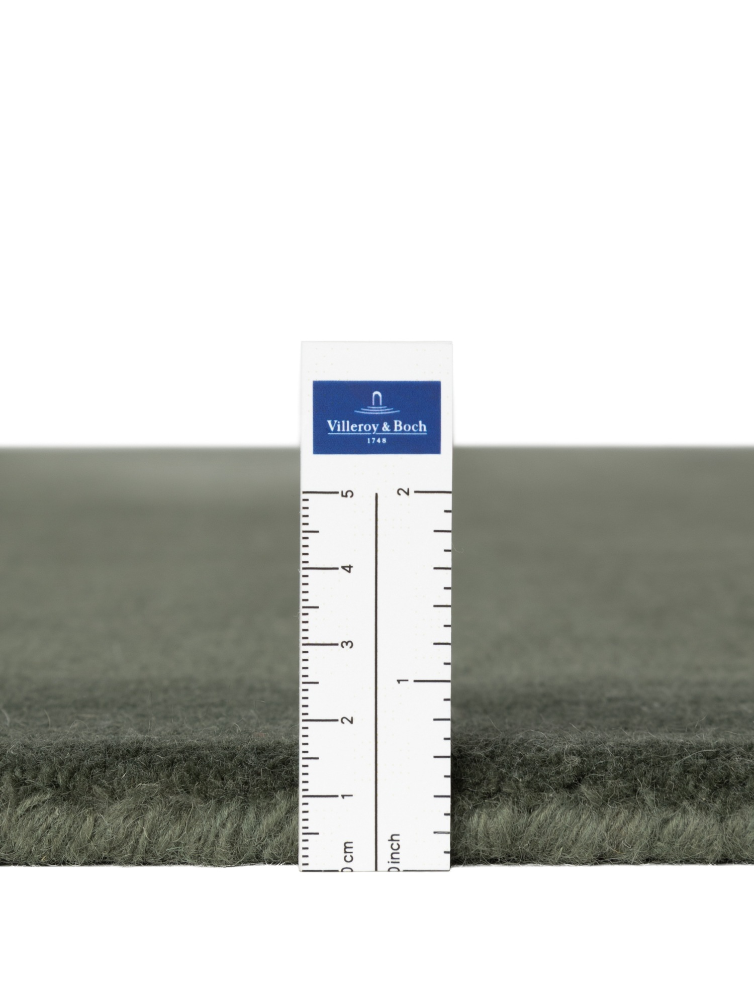 Villeroy & Boch Teppich »Wollteppich Kari« rechteckig 17 mm Höhe Handgewebt, Wolle, Bordüre, Einfarbig, Läufer, Wohnzimmer, Organisch