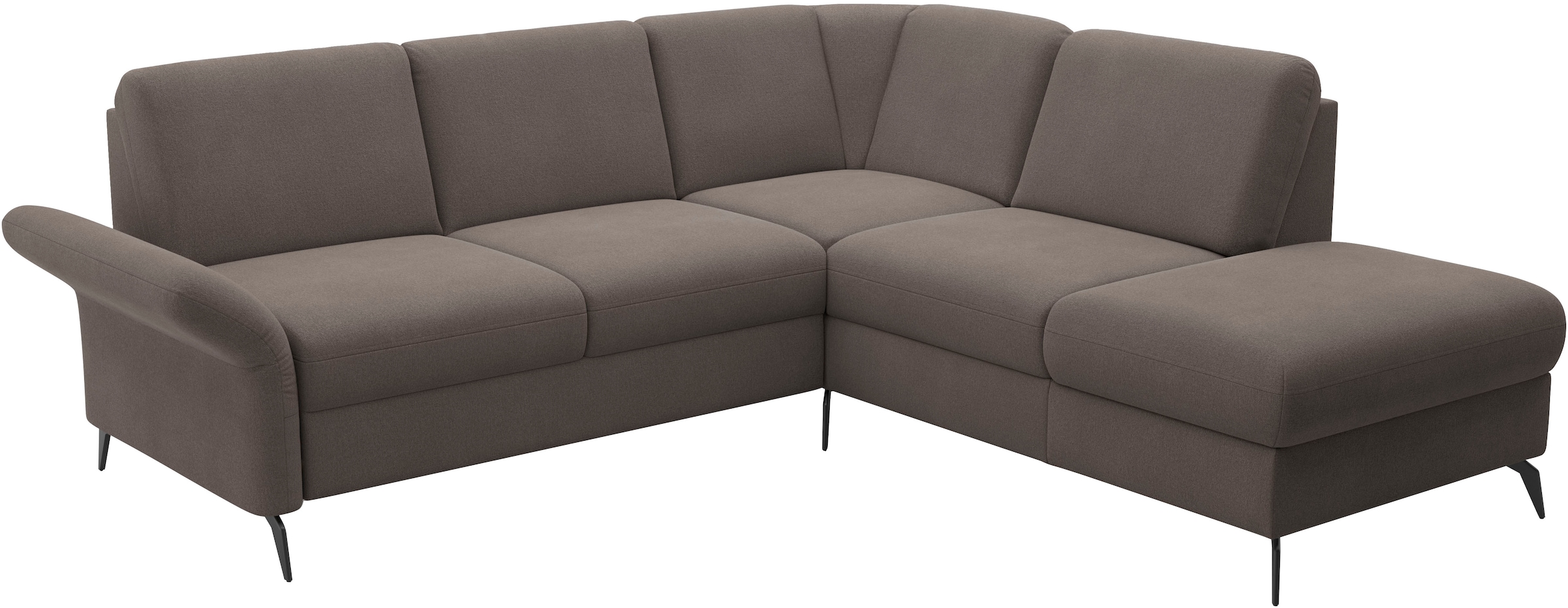 Home affaire Ecksofa »Rochelle«, optional: Armteilverstellung, klappbar, Bettkasen