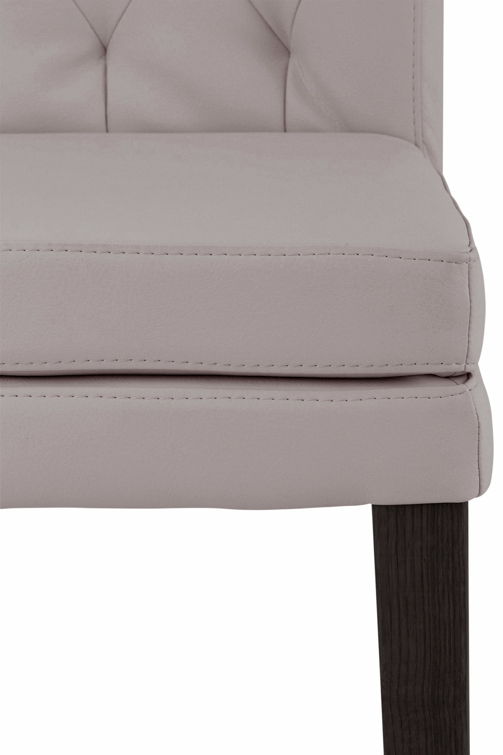 Home affaire 4-Fußstuhl »Colorado«, (Set), 4 St., Kunstleder, Beine aus Buche, wengefarben lackiert, Im 2er, 4er oder 6er-Set