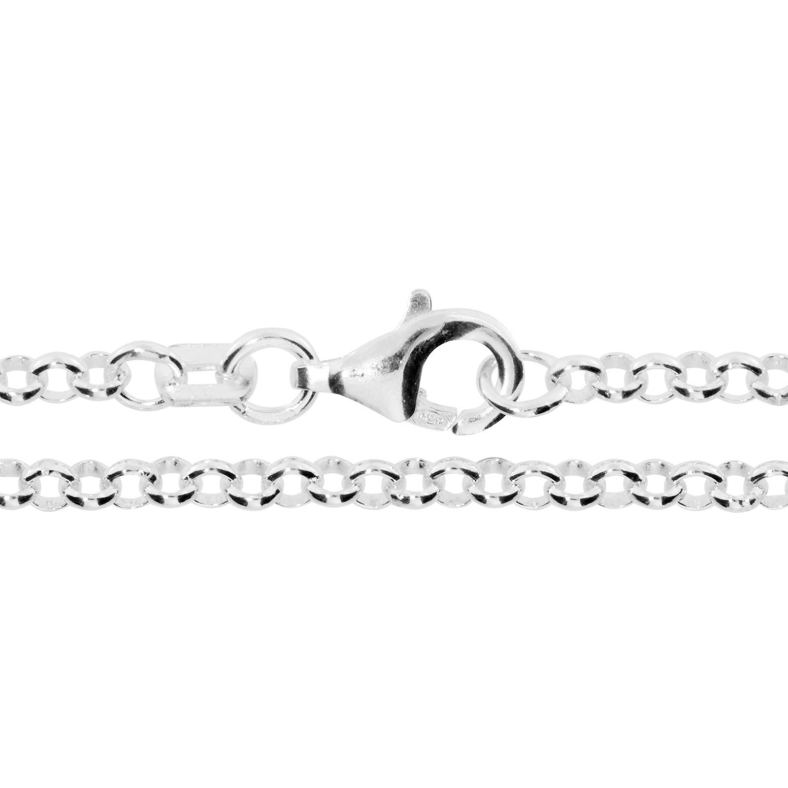 OSTSEE-SCHMUCK Silberkette »- Erbs 2,5 mm - Silber 925/000 -,«