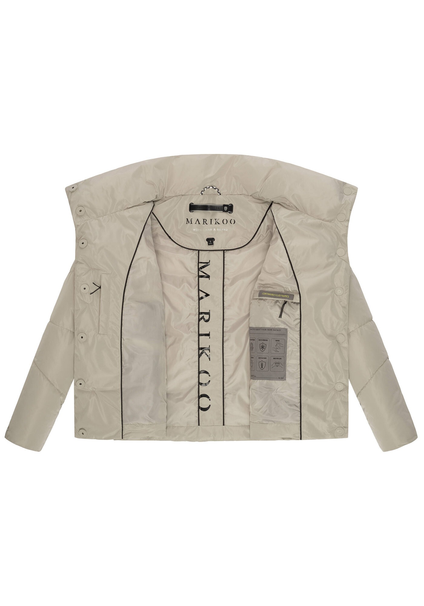 Marikoo Winterjacke »Jalliaa«, mit schönem Steppdesign