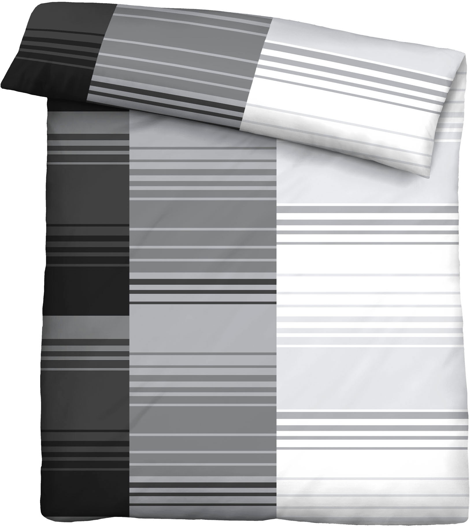 Castell - Markenbettwäsche Bettwäsche »0460124«, Polycotton, hautsympathisch, atmungsaktiv, mit Reißverschlüssen