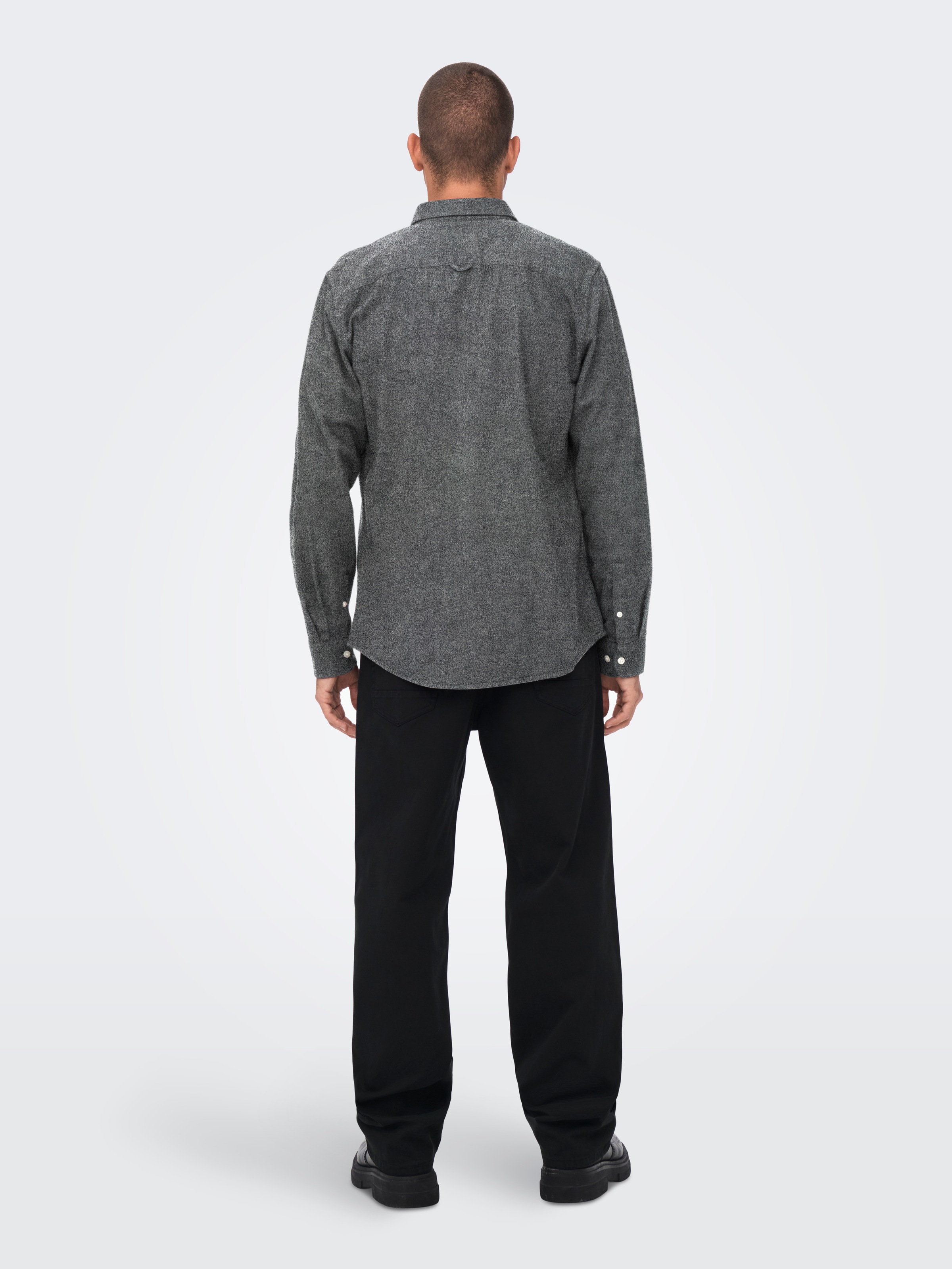 ONLY & SONS Langarmhemd "ONSNIKOLA LS MELANGE SHIRT OTL" günstig online kaufen