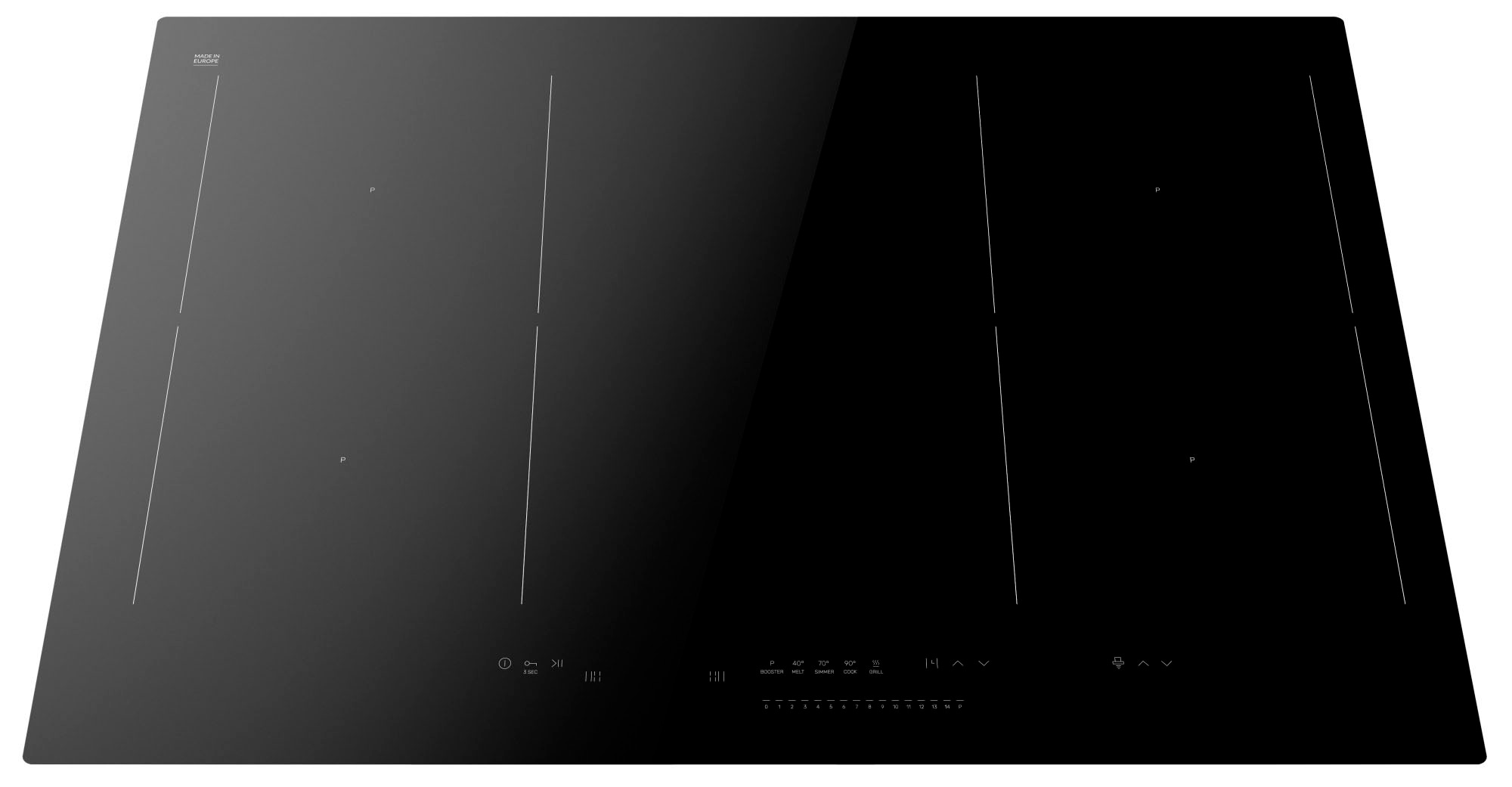 Amica Induktions-Kochfeld "KMI 773 780 C HC" Viel Platz und schnelle Hitze günstig online kaufen