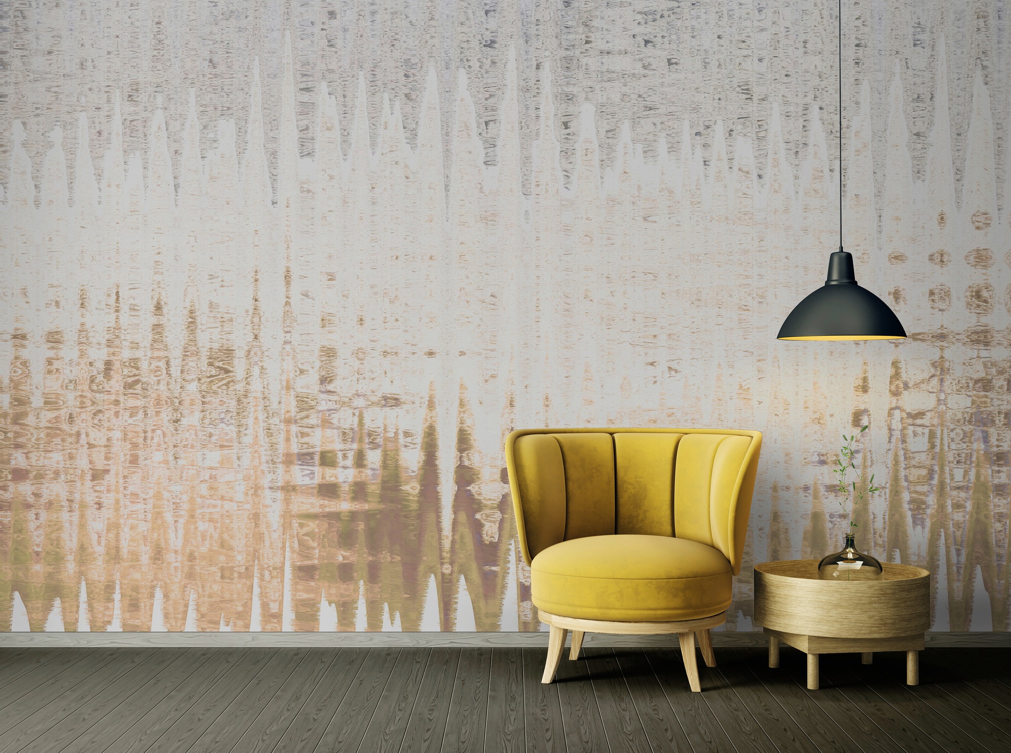 Architects Paper Fototapete »Atelier 47 Vibes Artwork 1« Farbverlauf glatt Vlies, Wand, Schräge, Decke