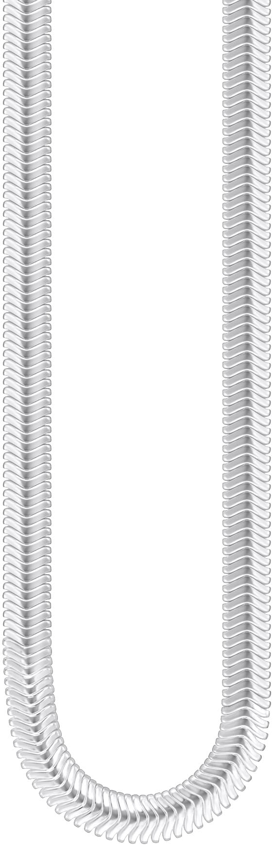 THOMAS SABO Damen Silberkette "Schmuck Silber 925 Schlangenkettengliederung", 45, Silber 925 (recycelt), L: 45 B: 4mm, silber, Silber 925 (recycelt),