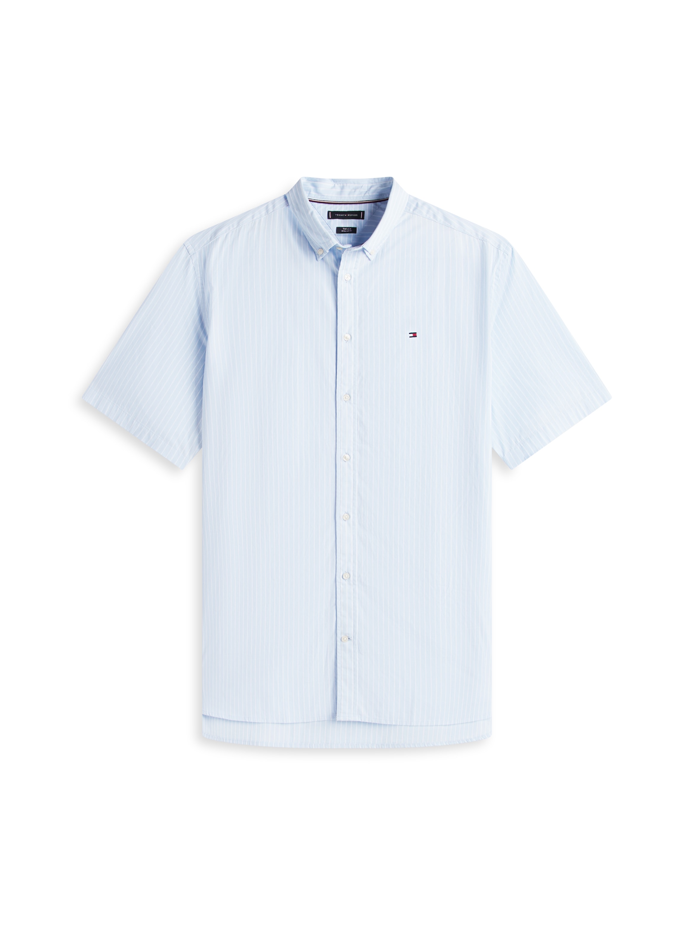 Tommy Hilfiger Big & Tall Kurzarmhemd »FLEX POPLIN« Große Größen, regular fit, fein gestreift