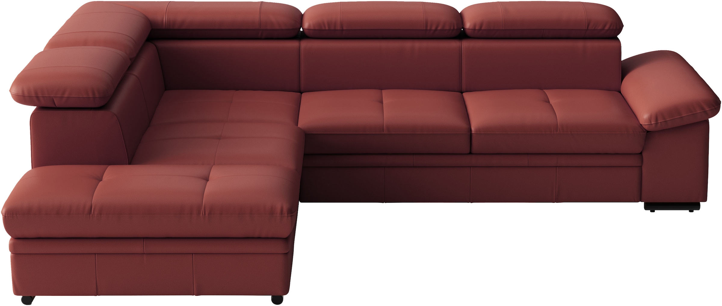 sit&more Ecksofa "Viola L-Form, B: 249 cm, Arm- & Kopfteilverstellung" optional mit Schlaffunktion