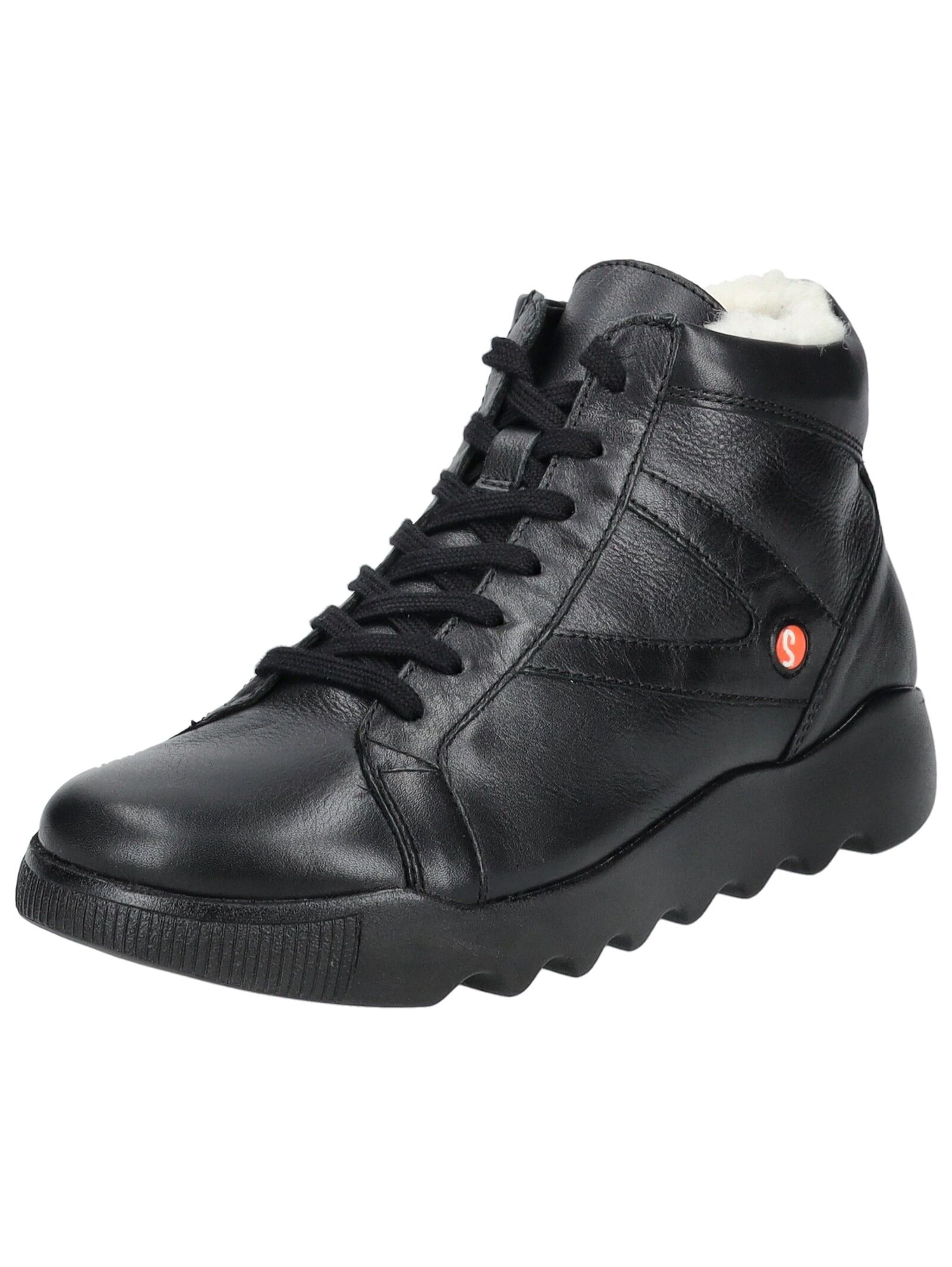 softinos Schnürstiefelette "softinos Stiefelette Leder" günstig online kaufen