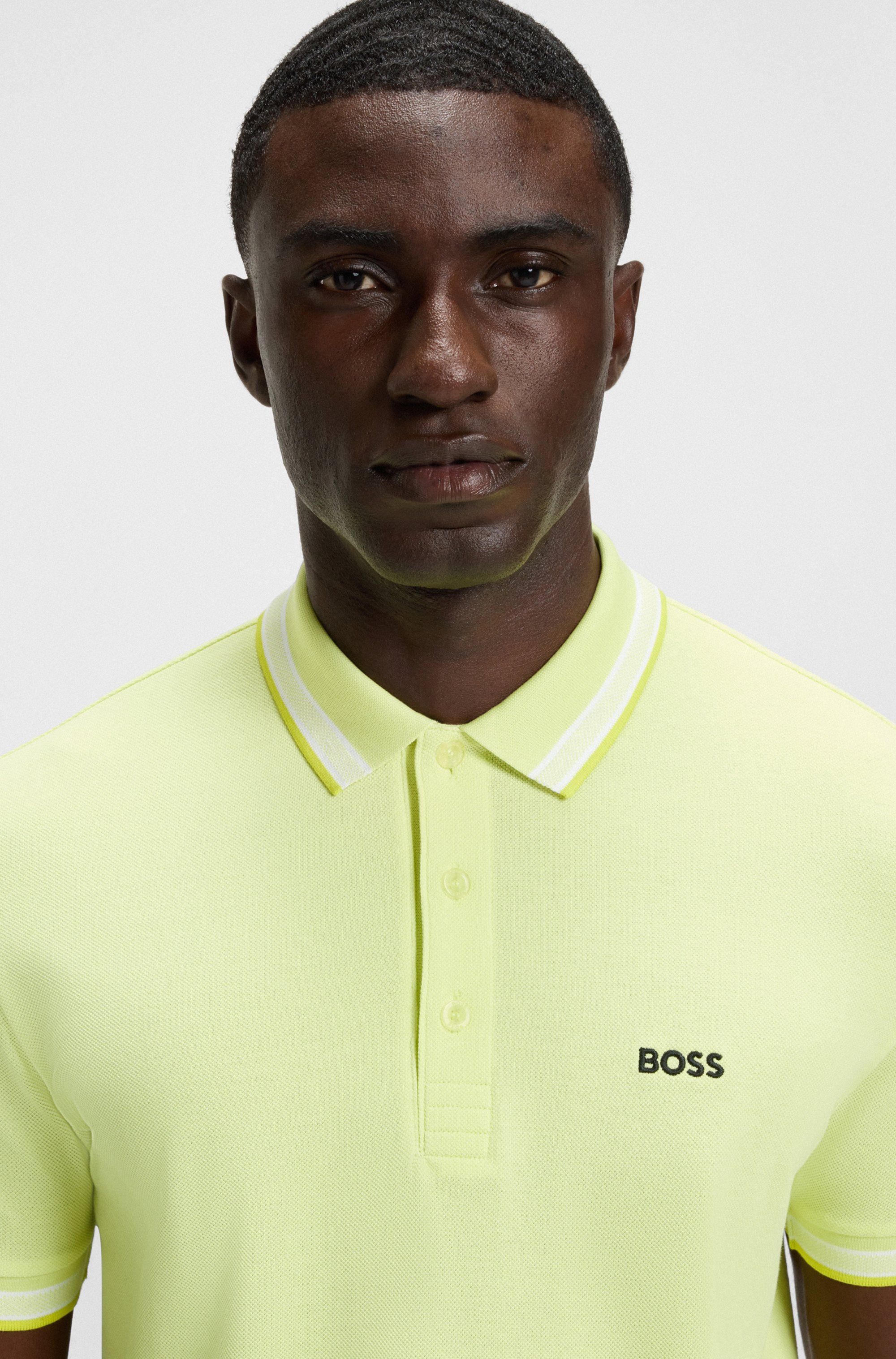 BOSS GREEN Poloshirt "Paddy", mit kontrastfarbenen Streifen am Kragen günstig online kaufen