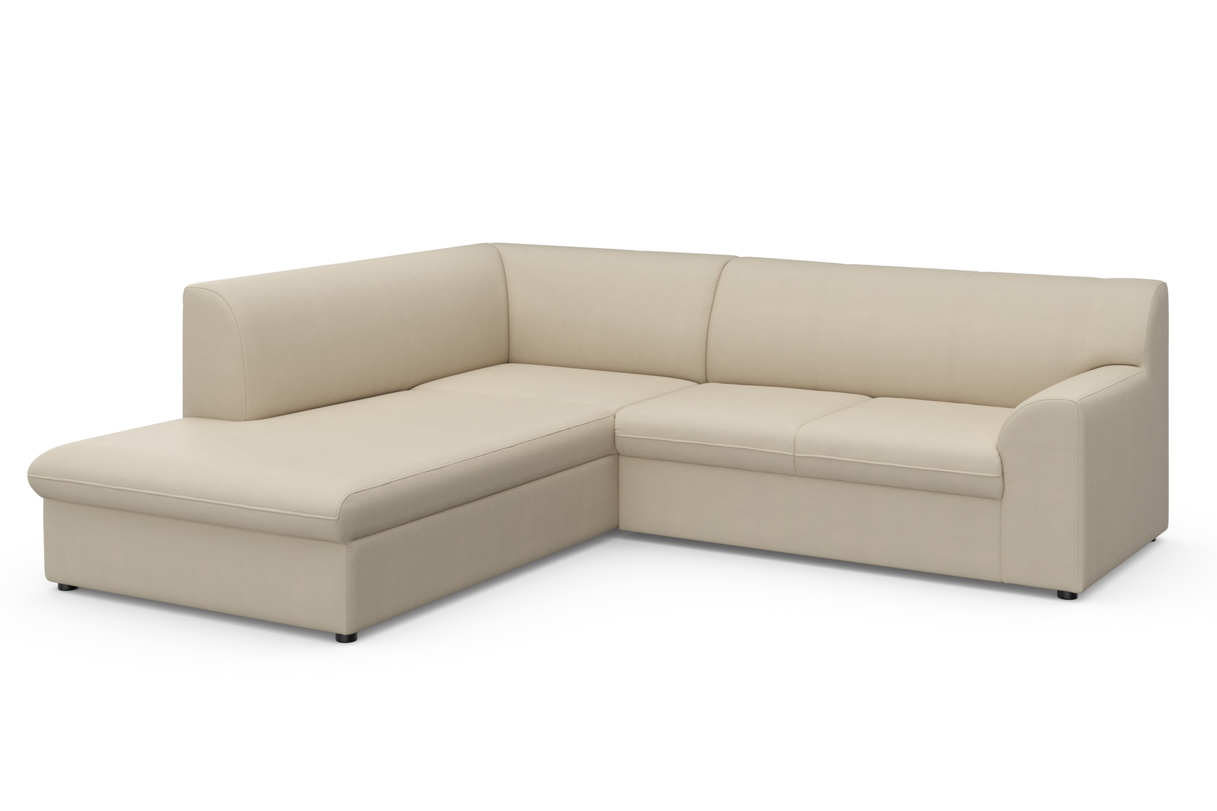 Thumbnail - DOMO collection Ecksofa "Topper zeitlos elegant, kompakte Stellmaße, OTTOs Choice, L-Form" mit Ottomane, wahlweise mit S...