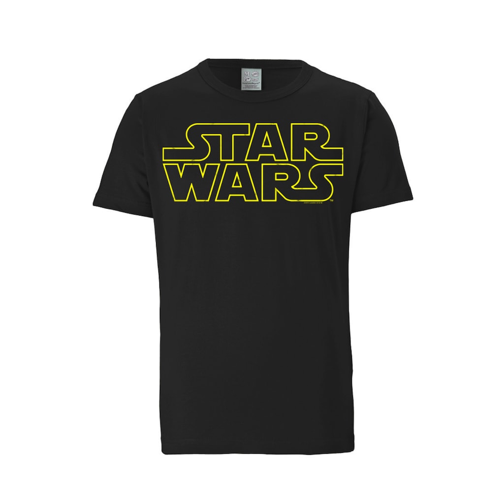 LOGOSHIRT T-Shirt »Krieg der Sterne Logo« mit Star Wars-Schriftzug