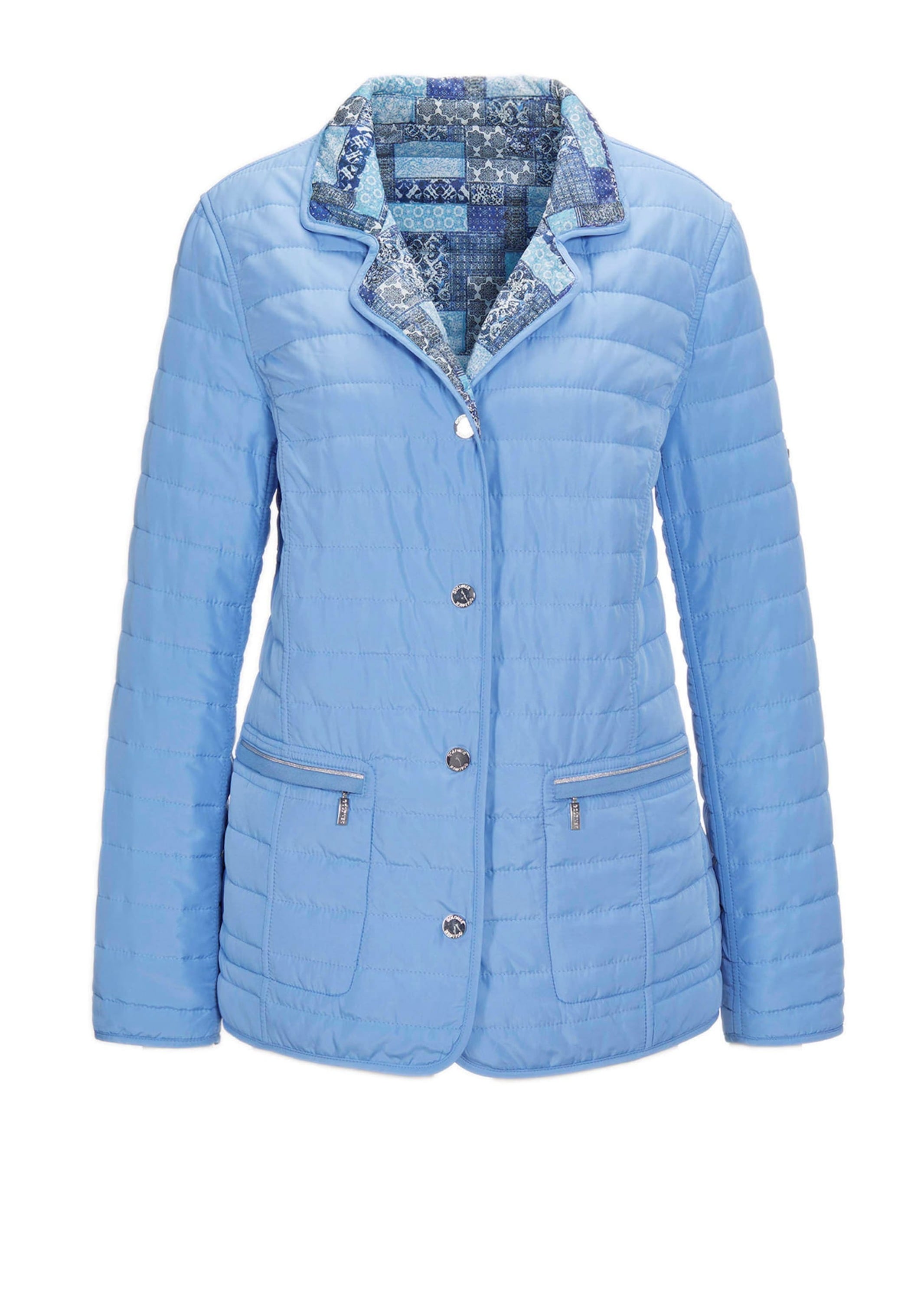 GOLDNER Steppjacke "Kurzgröße Leichte Druck-Steppjacke zum wenden" Jacke kann von 2 Seiten getragen werden