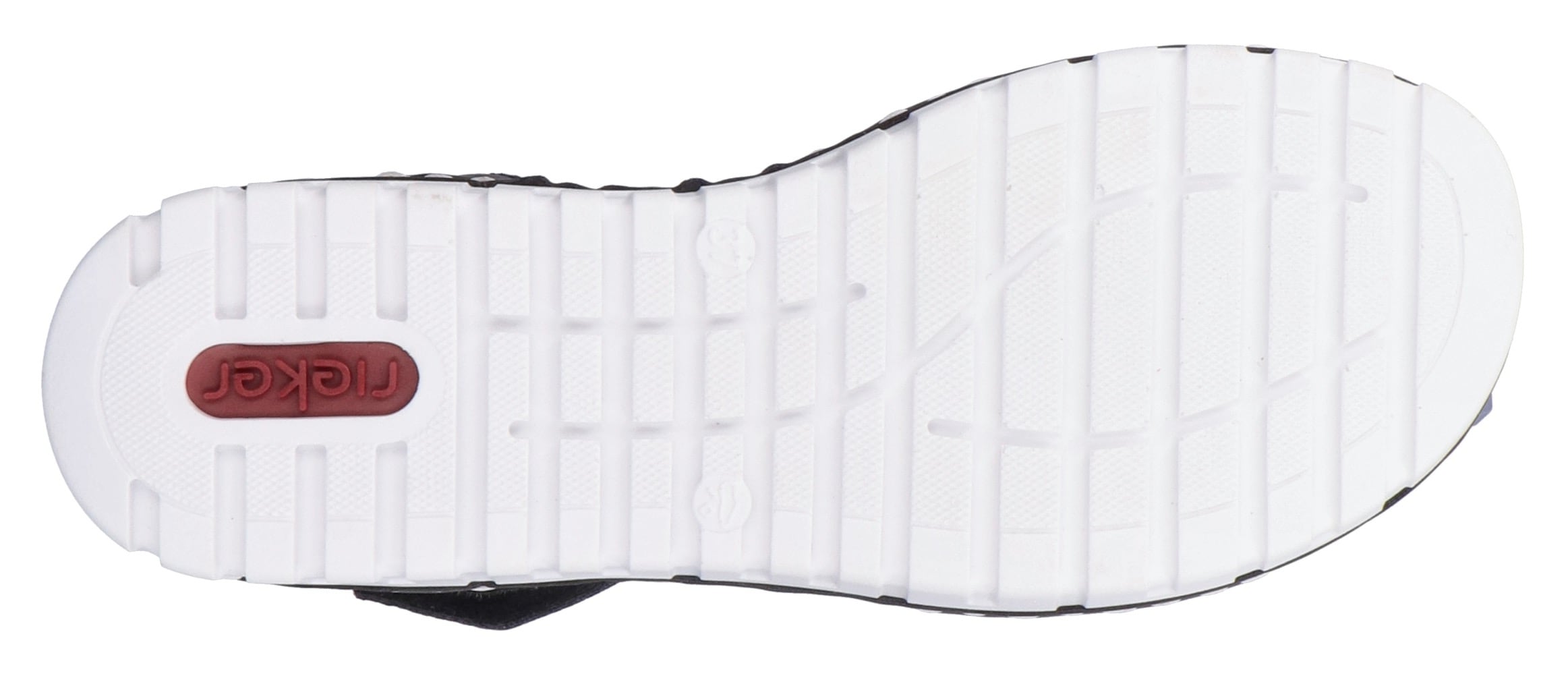 Rieker Plateausandale, Sommerschuh, Sandalette, Keilabsatz, mit Klettriemchen