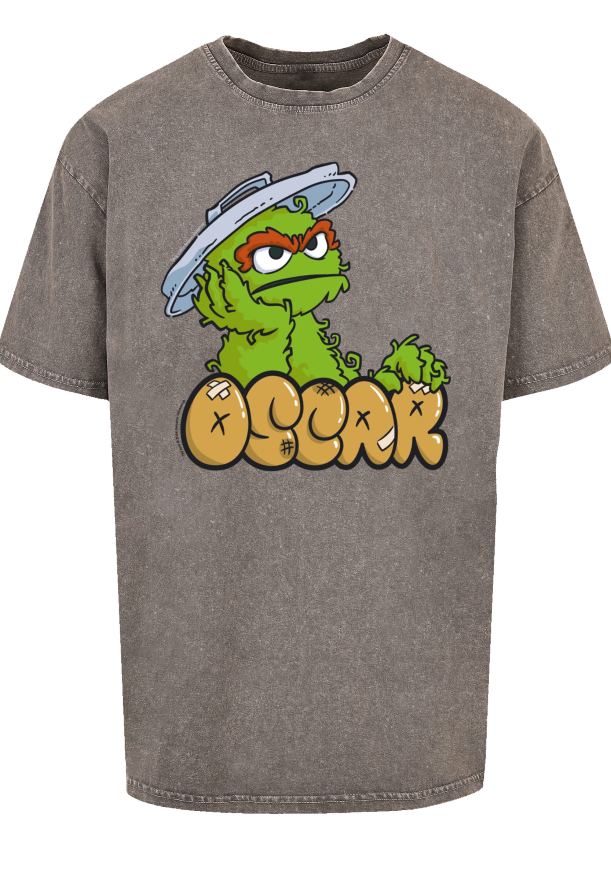 F4NT4STIC T-Shirt "Sesamstraße Oscar Annoyed", Premium Qualität, Weihnachts günstig online kaufen