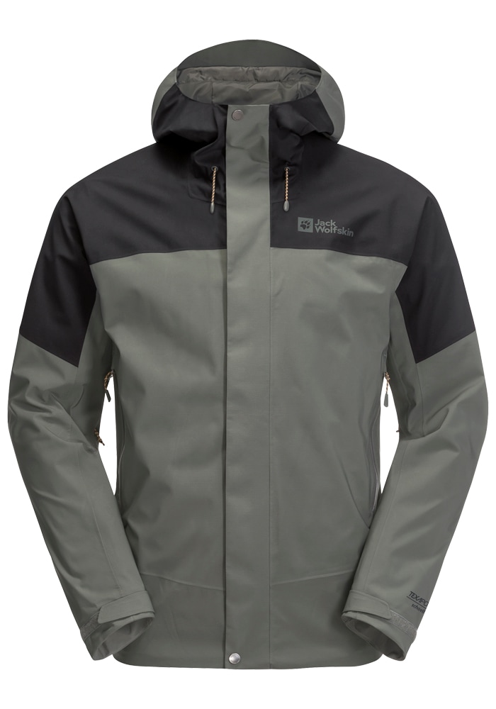 Jack Wolfskin Trekkingjacke »KAMMWEG 2L JKT M«, mit Kapuze