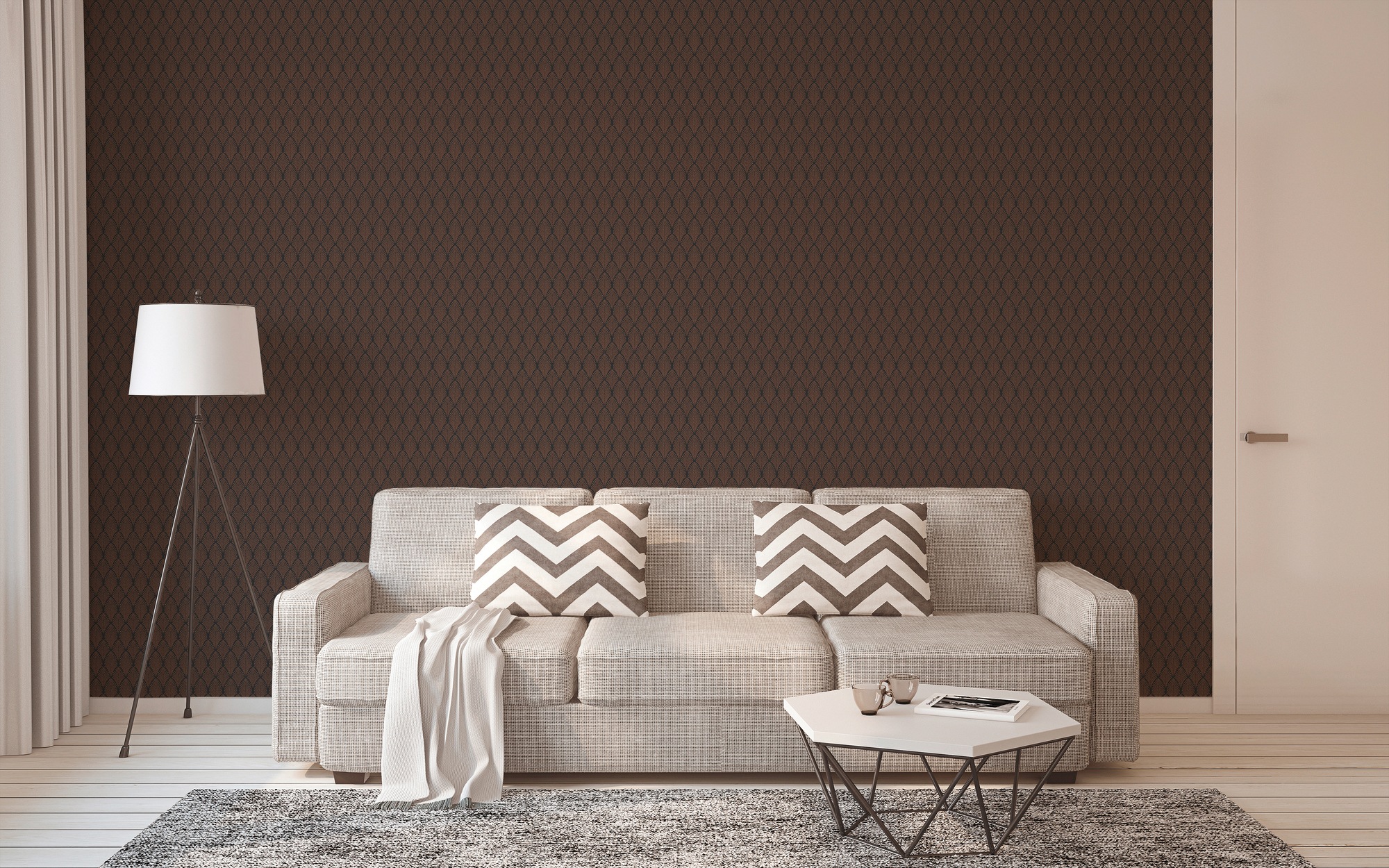 A.S. Création Vliestapete »Pop Style«, gemustert-Motiv-abstrakt, Moderne Tapete Design Tapeten Wohnzimmer Schlafzimmer Küche Design