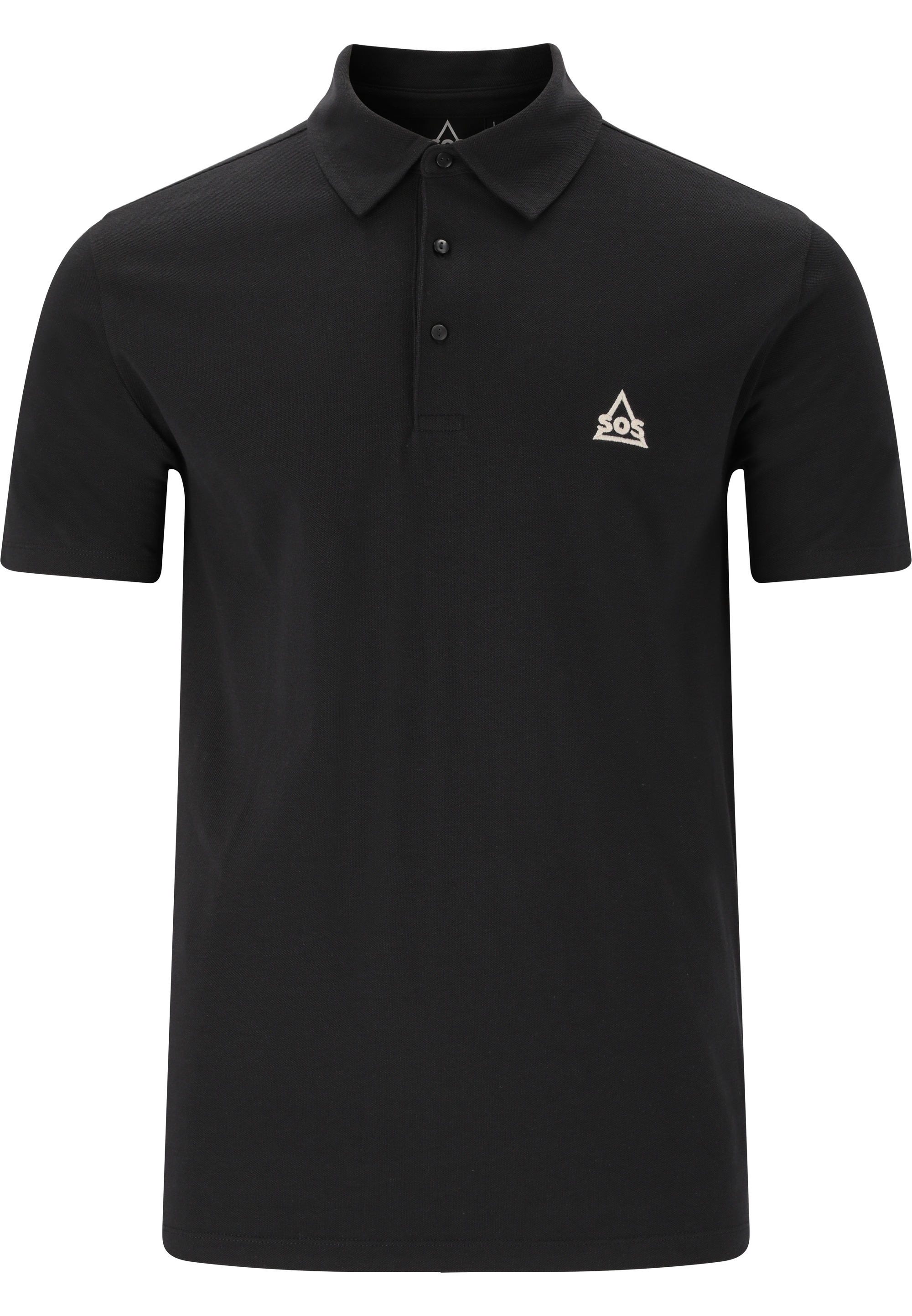 SOS Langarm-Poloshirt »Monviso«, in unwiderstehlich weicher Qualität