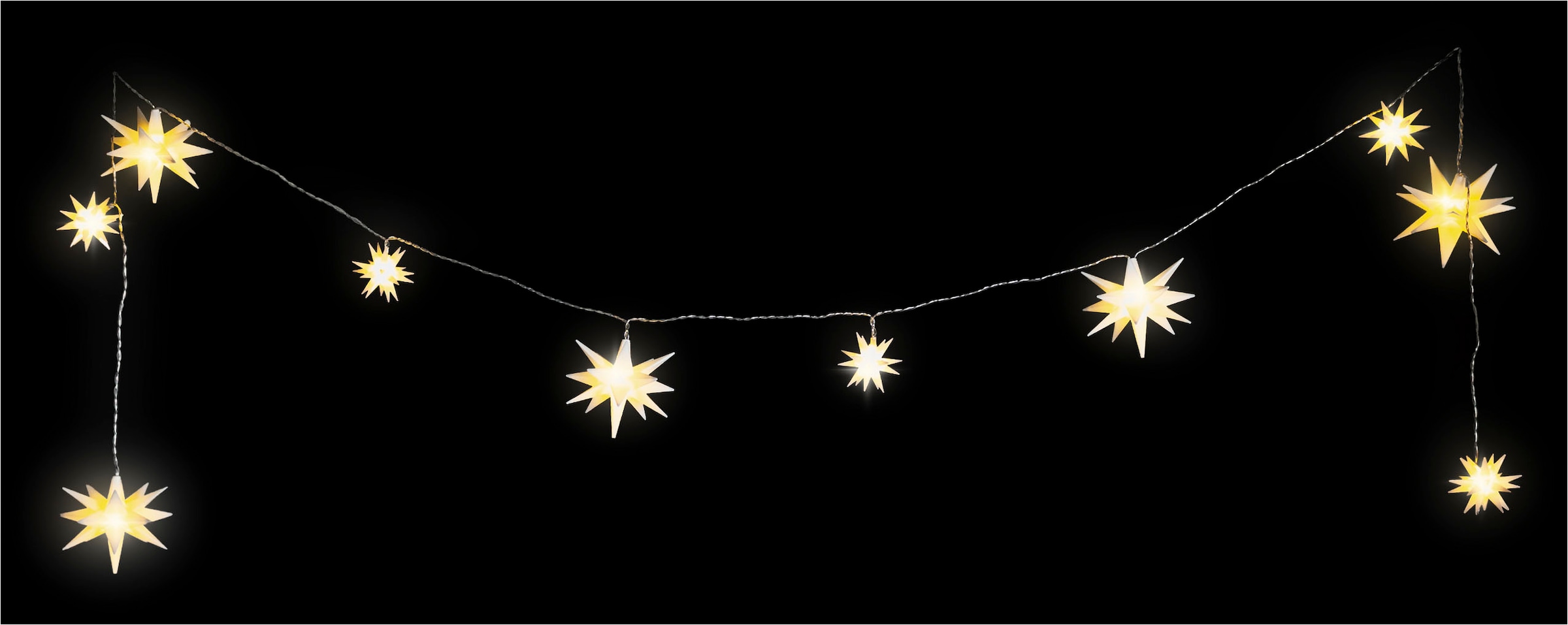 my home LED-Lichterkette »Belya« 10 Stk.-flammig mit Fernbedienung, einfache Änderung der Funktionen, warmweiß