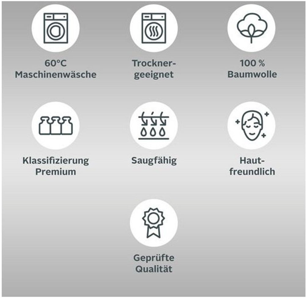 Bruno Banani Handtuch Set "Lana, Handtuch-Set in Premium Qualität 600g/m²" günstig online kaufen