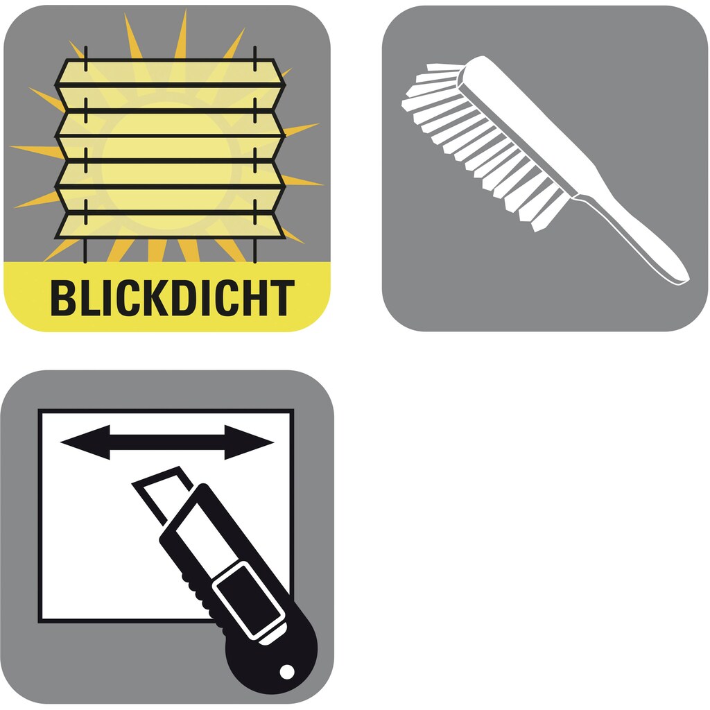 GARDINIA Plissee »EASYFIX Plissee mit 2 Bedienschienen«, Lichtschutz, ohne Bohren, verspannt, in der Breite kürzbar